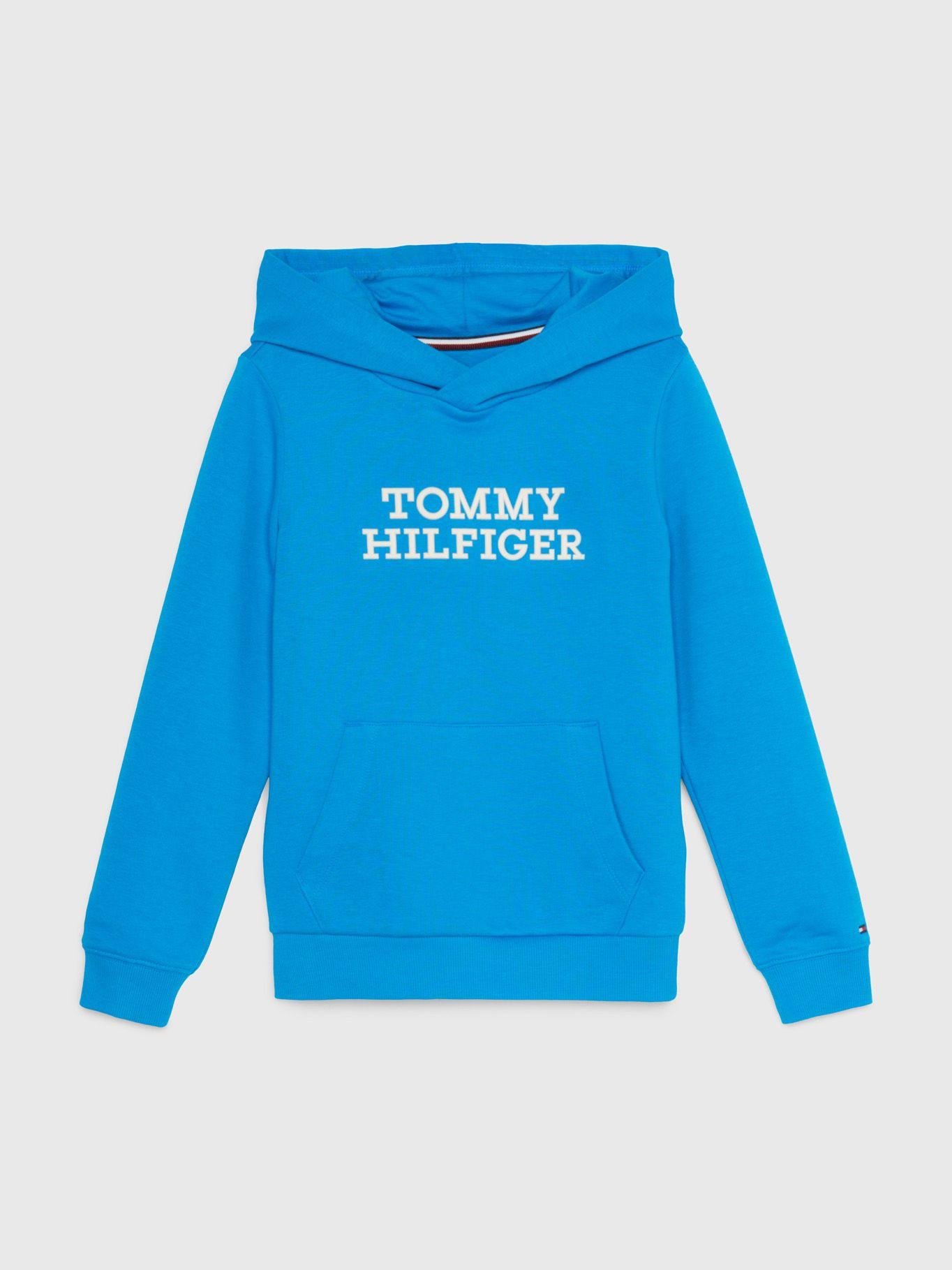 Polerón Hoodie De Felpa Celeste Tommy Hilfiger-0