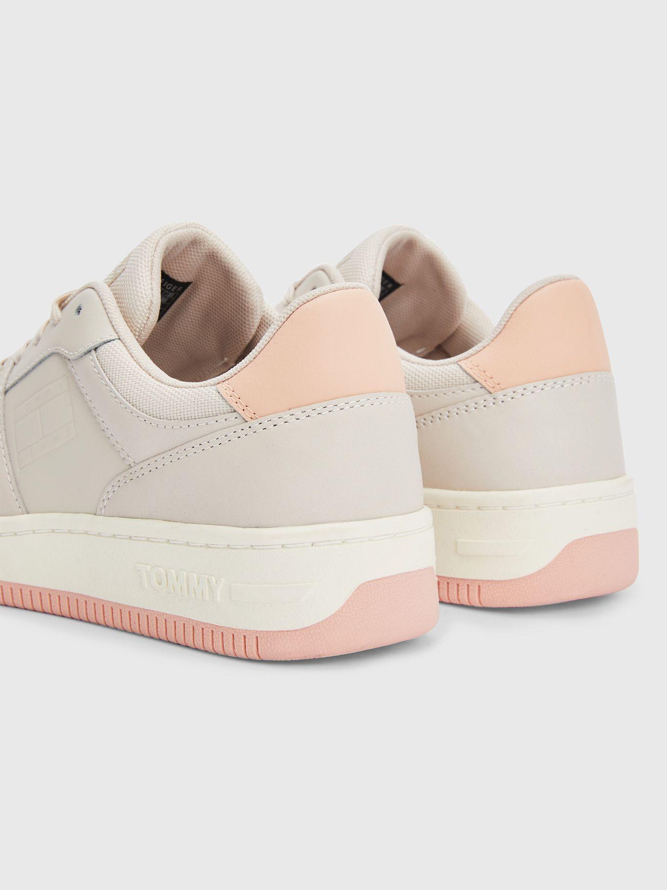 Zapatilla Basketball Essential Beige Tommy Hilfiger-1