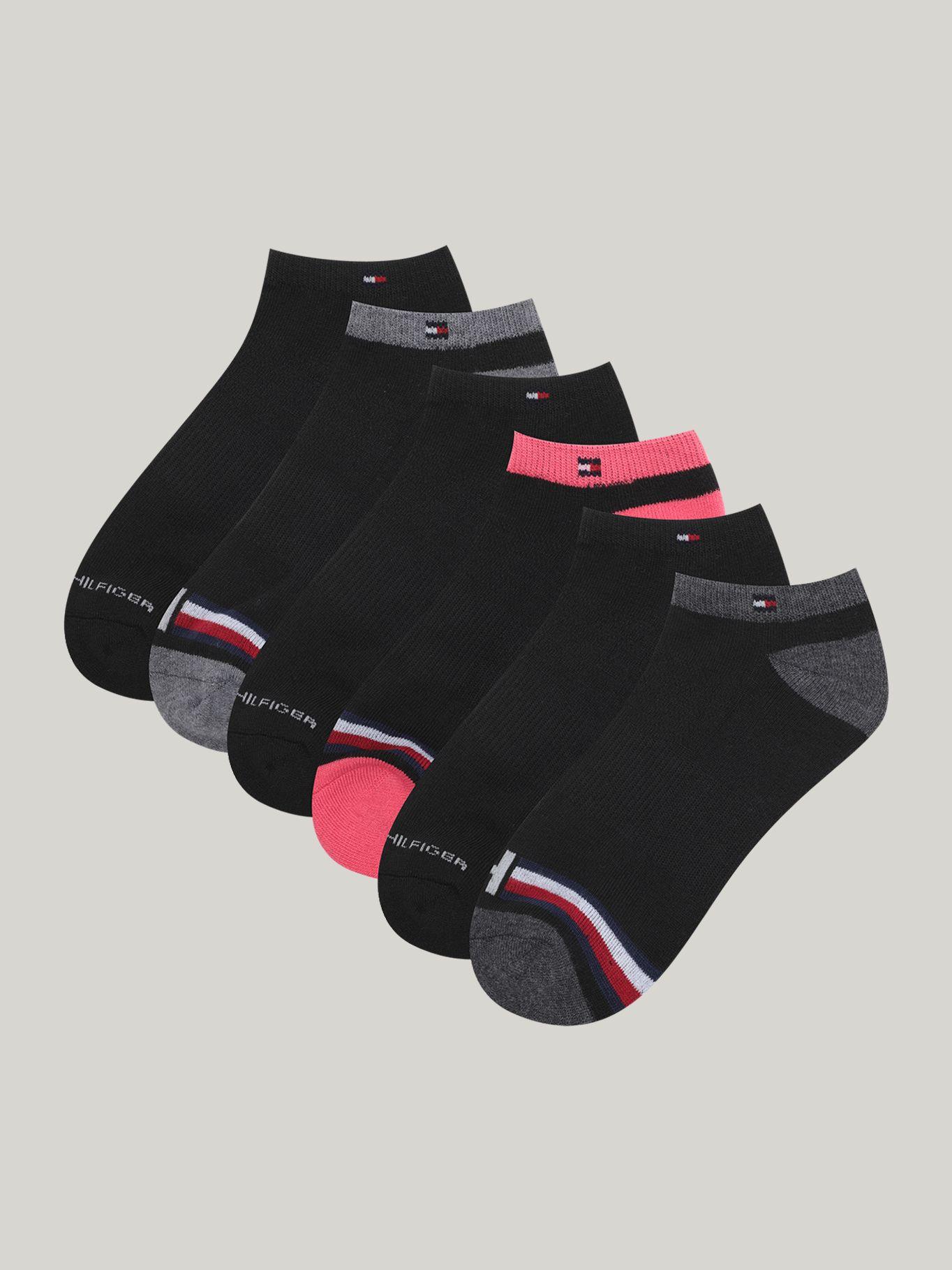 Pack 6 Calcetines /Athletic Sport Negro Tommy Hilfiger-0