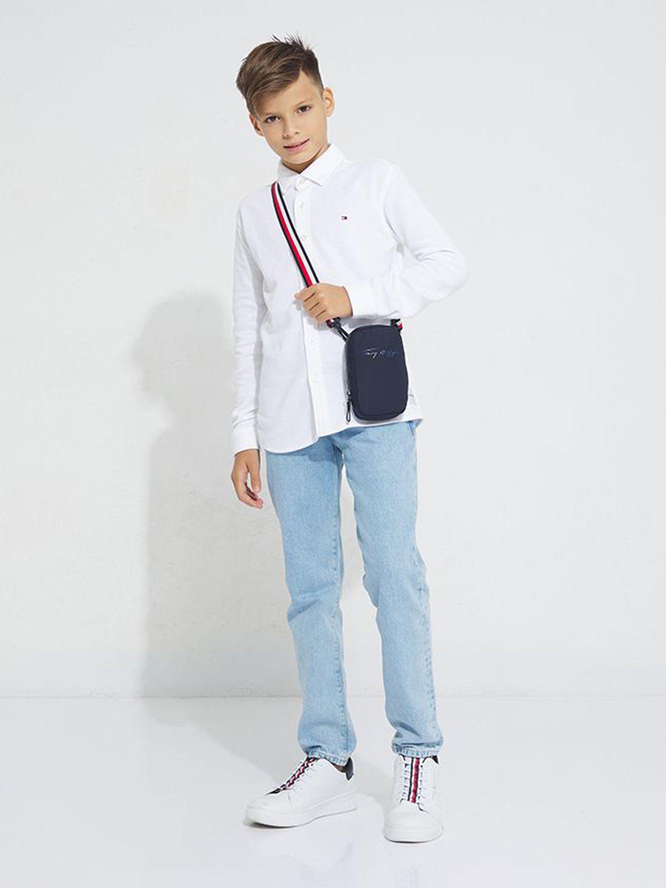 Camisa Solid Regular Fit Blanco Tommy Hilfiger-3