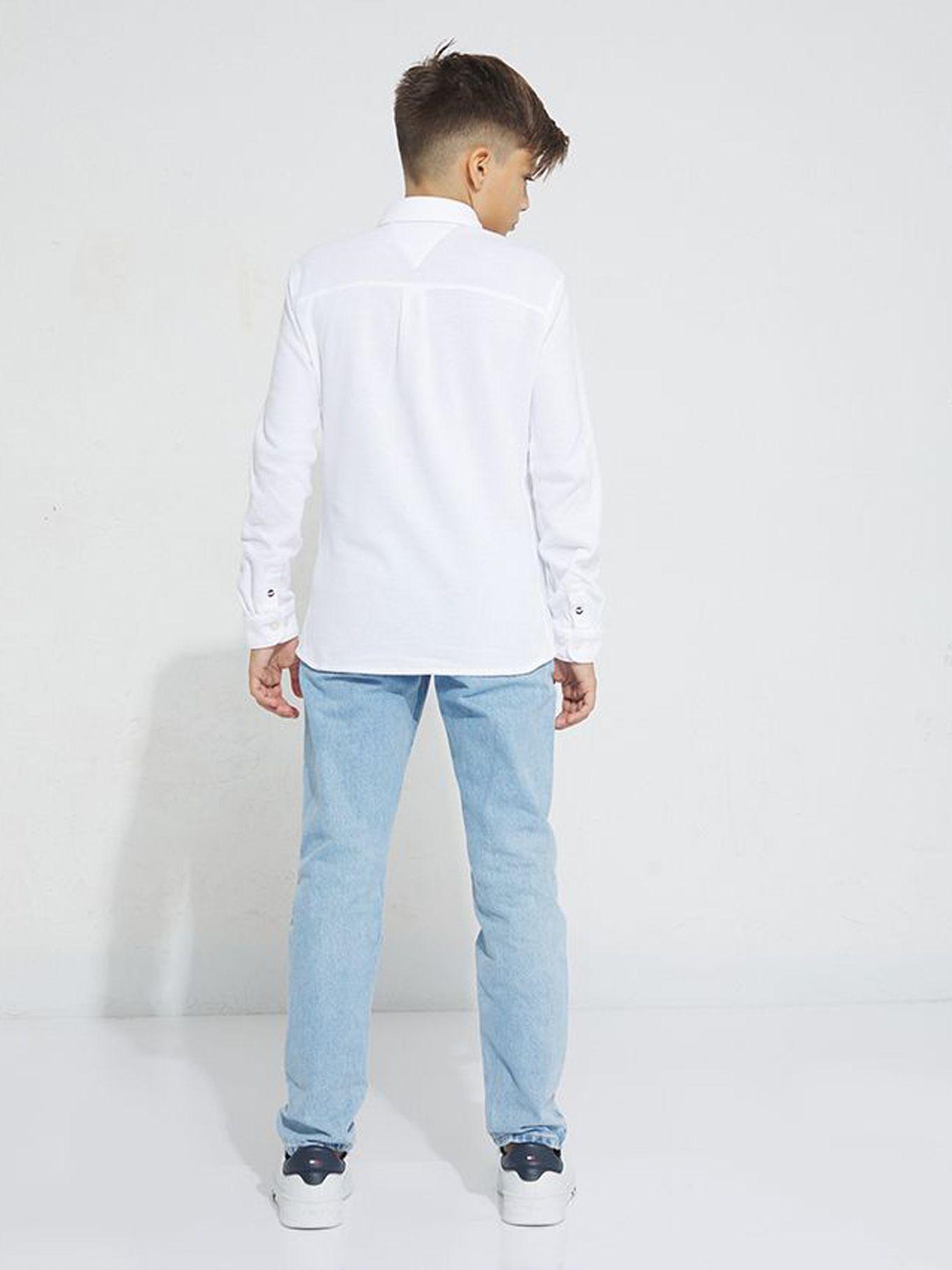 Camisa Solid Regular Fit Blanco Tommy Hilfiger-2