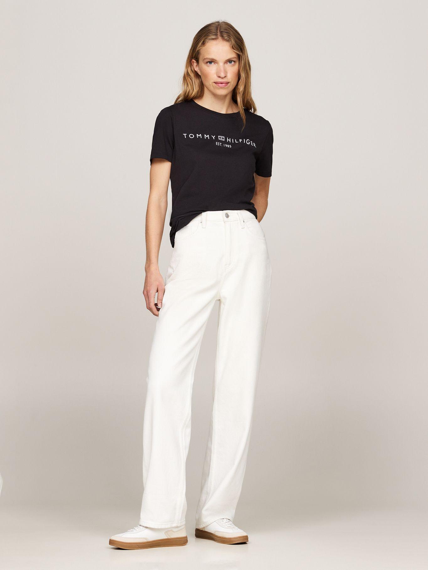 Polera Signature Con Logo Negro Tommy Hilfiger-1