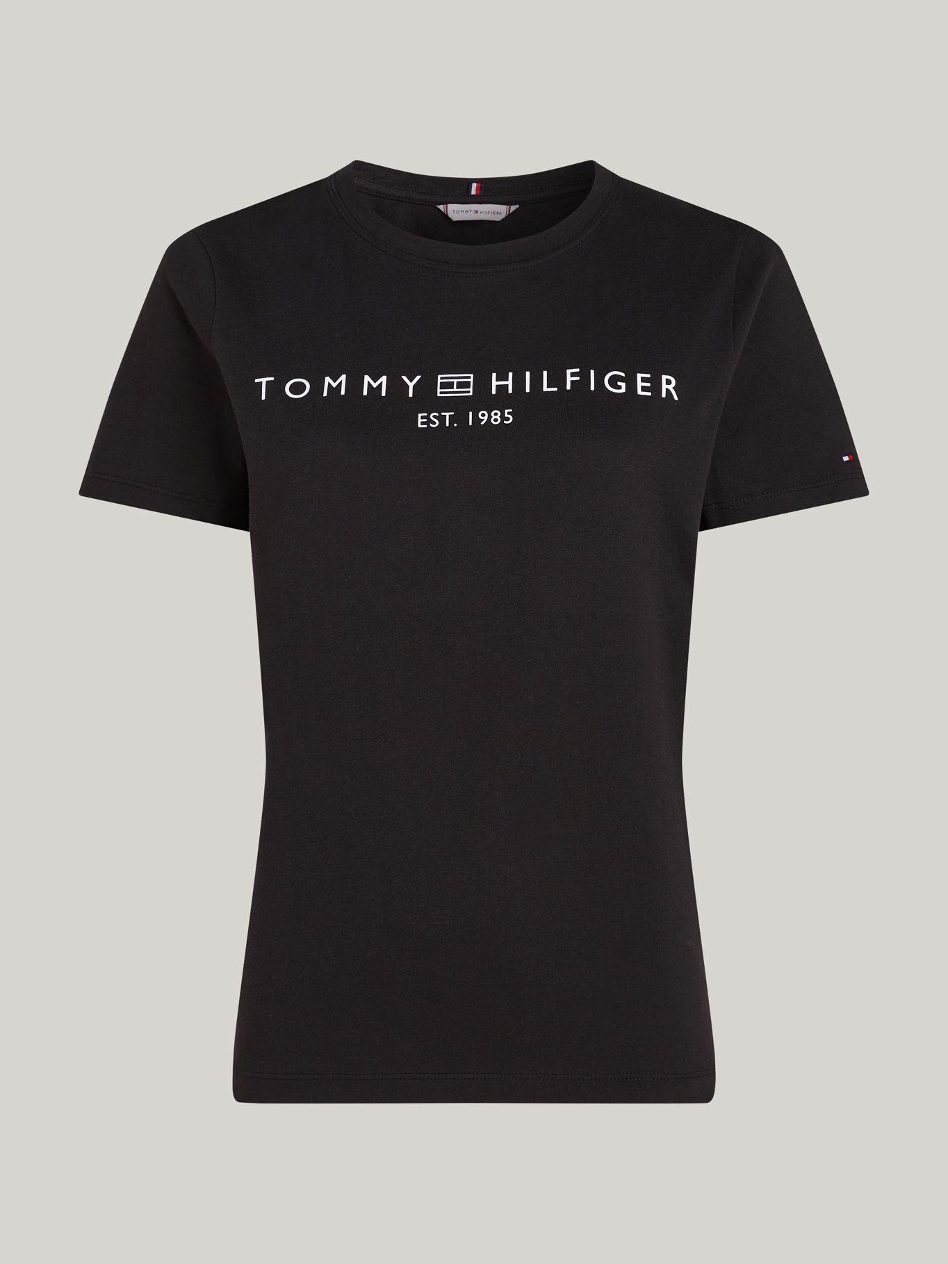 Polera Signature Con Logo Negro Tommy Hilfiger-4