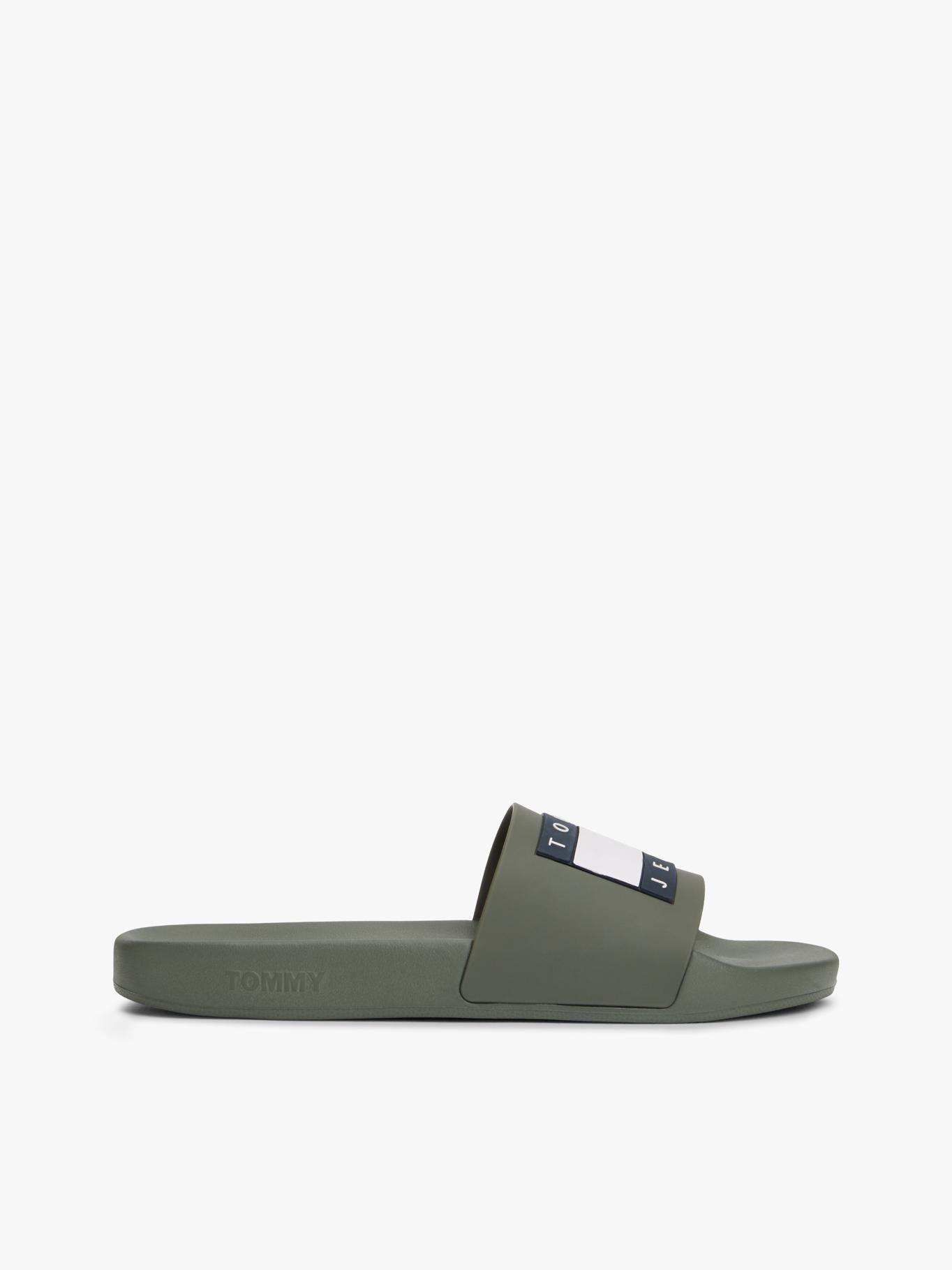 Sandalias Logo Flag Verde Tommy Jeans-4