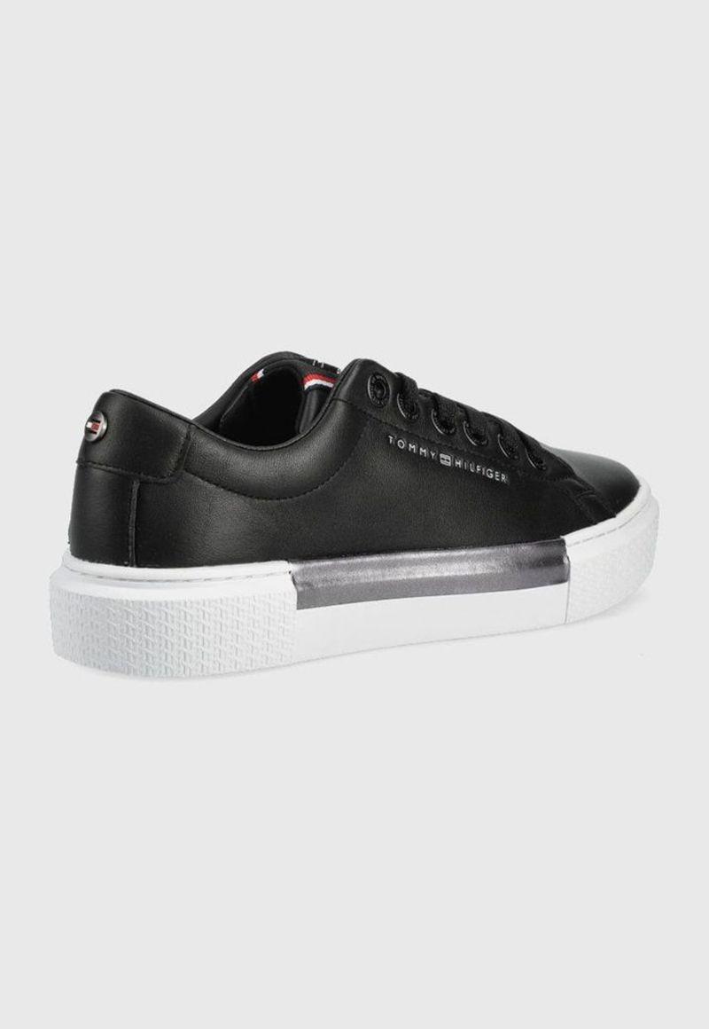 Zapatilla Essential Cupsole Logo Negro Tommy Hilfiger-1