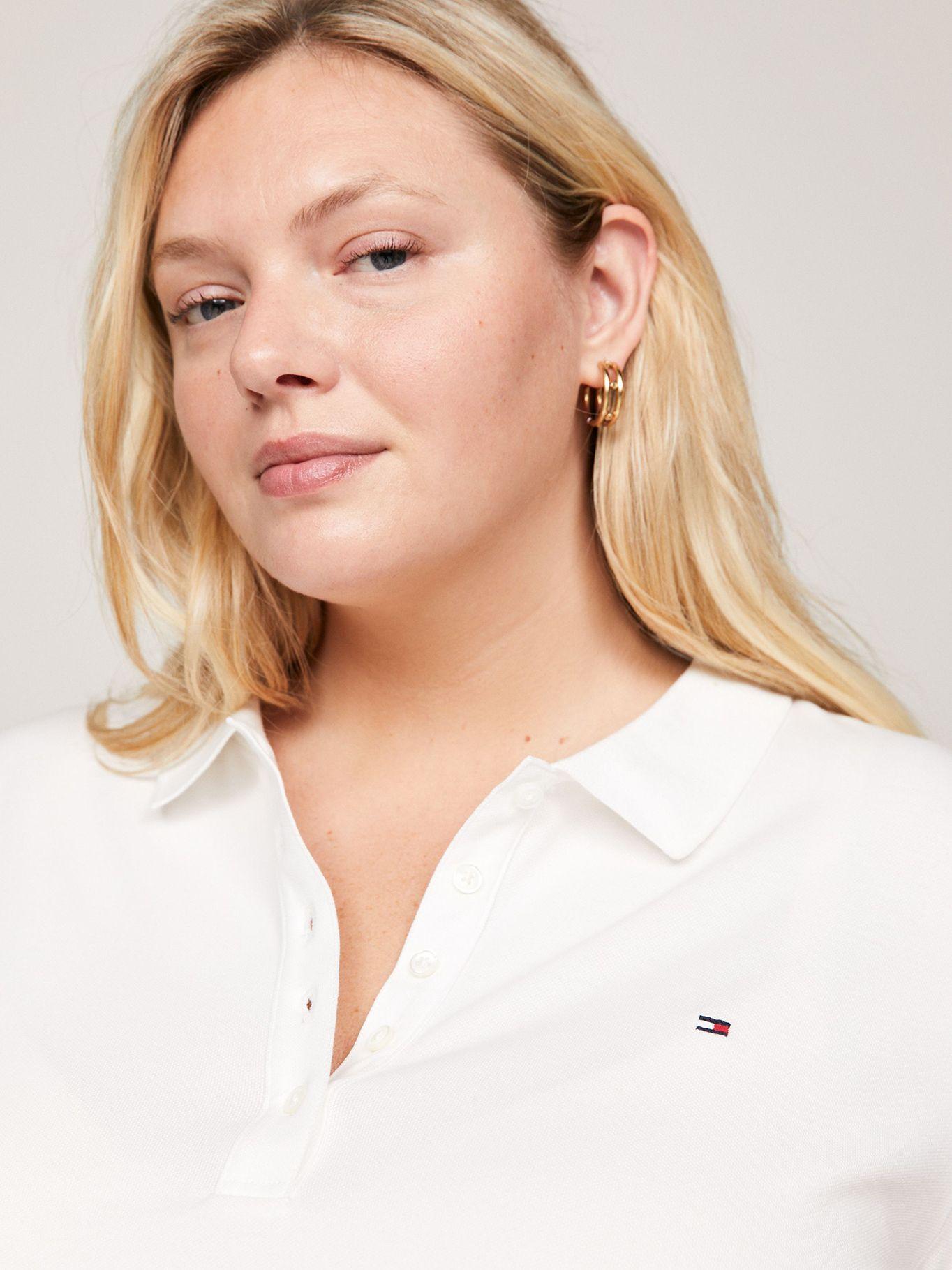 Polo Curve 1985 Collection Blanco Tommy Hilfiger-3