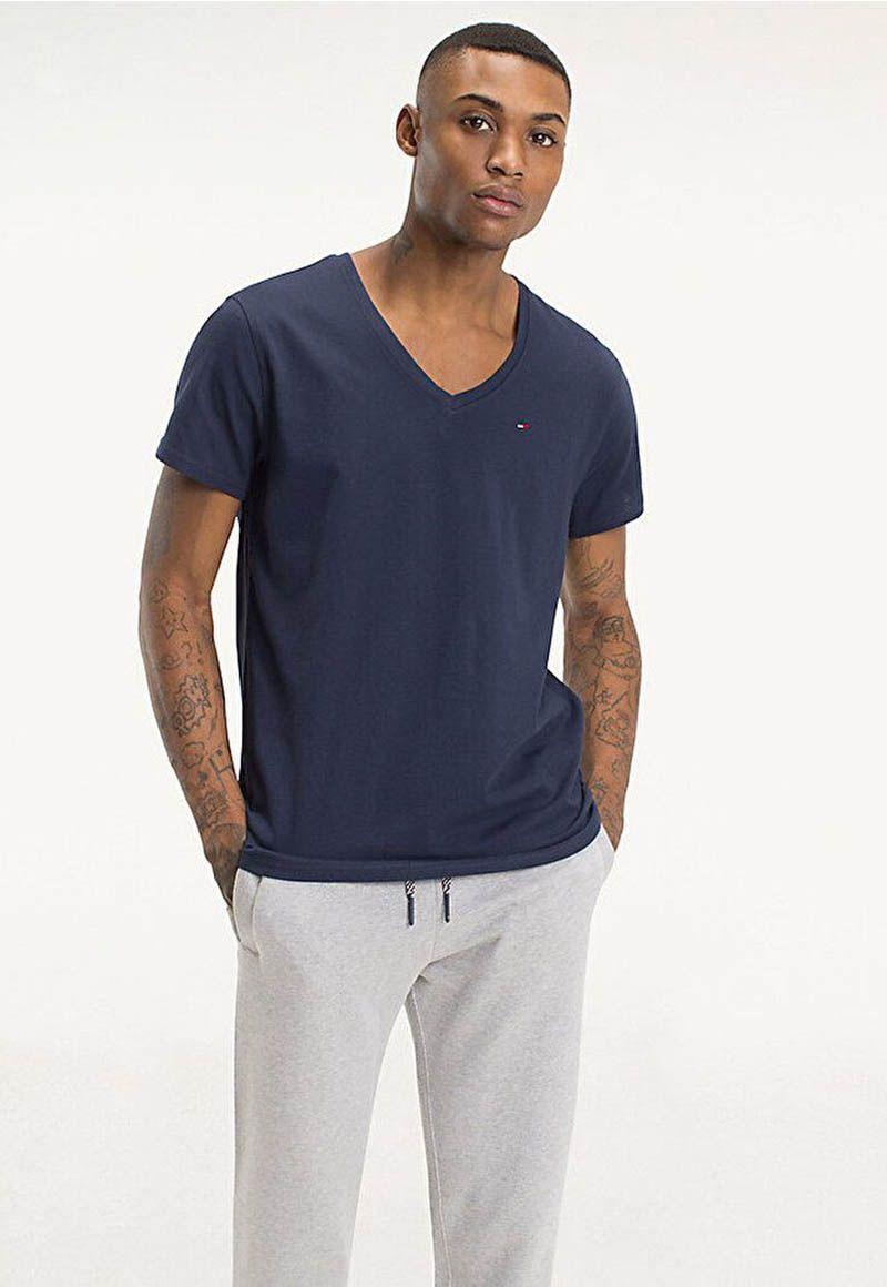 Polera Original V-Neck Negro Tommy Hilfiger-0