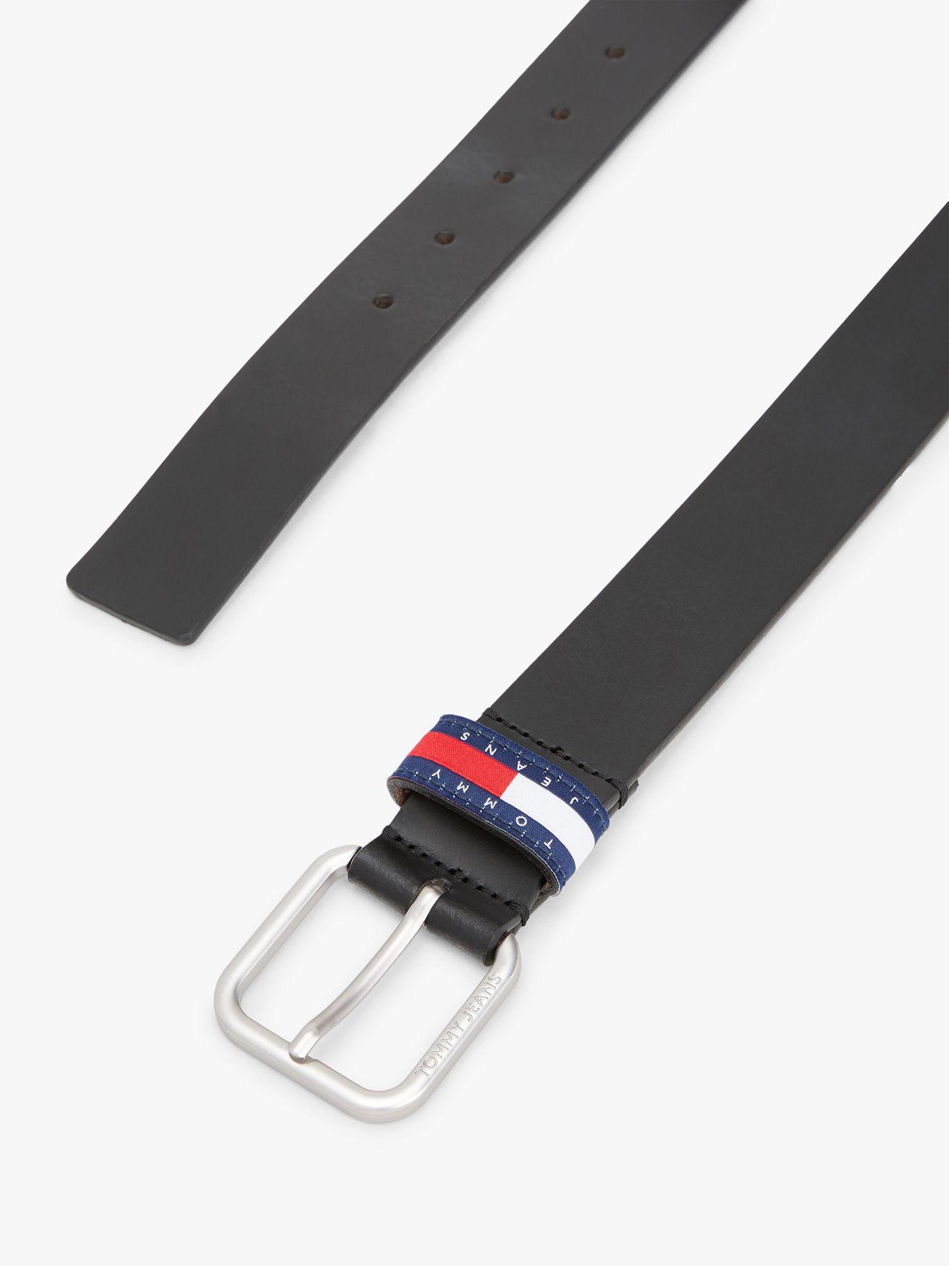 Cinturón Ryan De Cuero Negro Tommy Jeans-2