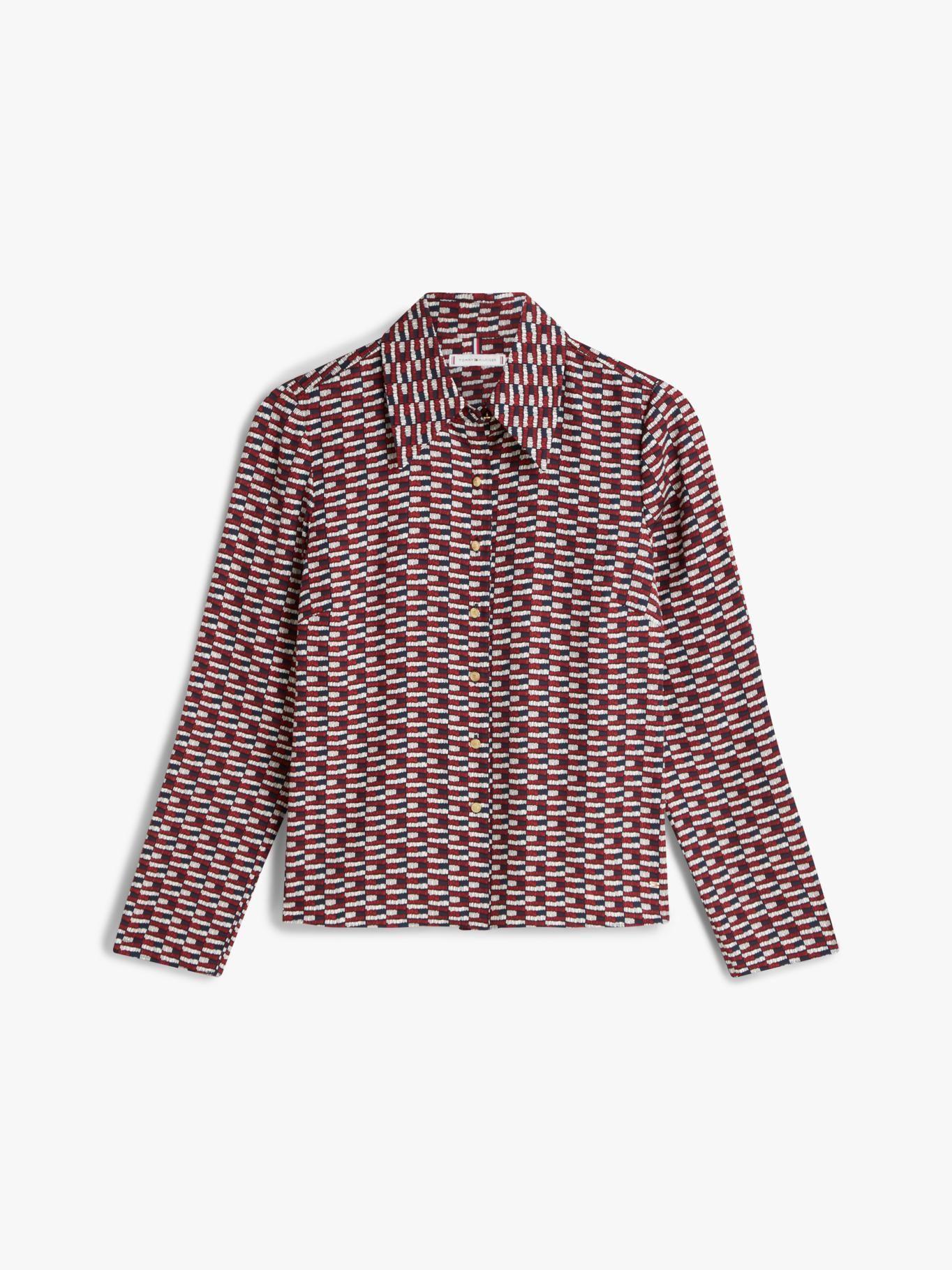 Camisa Twill Regular Tommy Hilfiger Multicolor-4