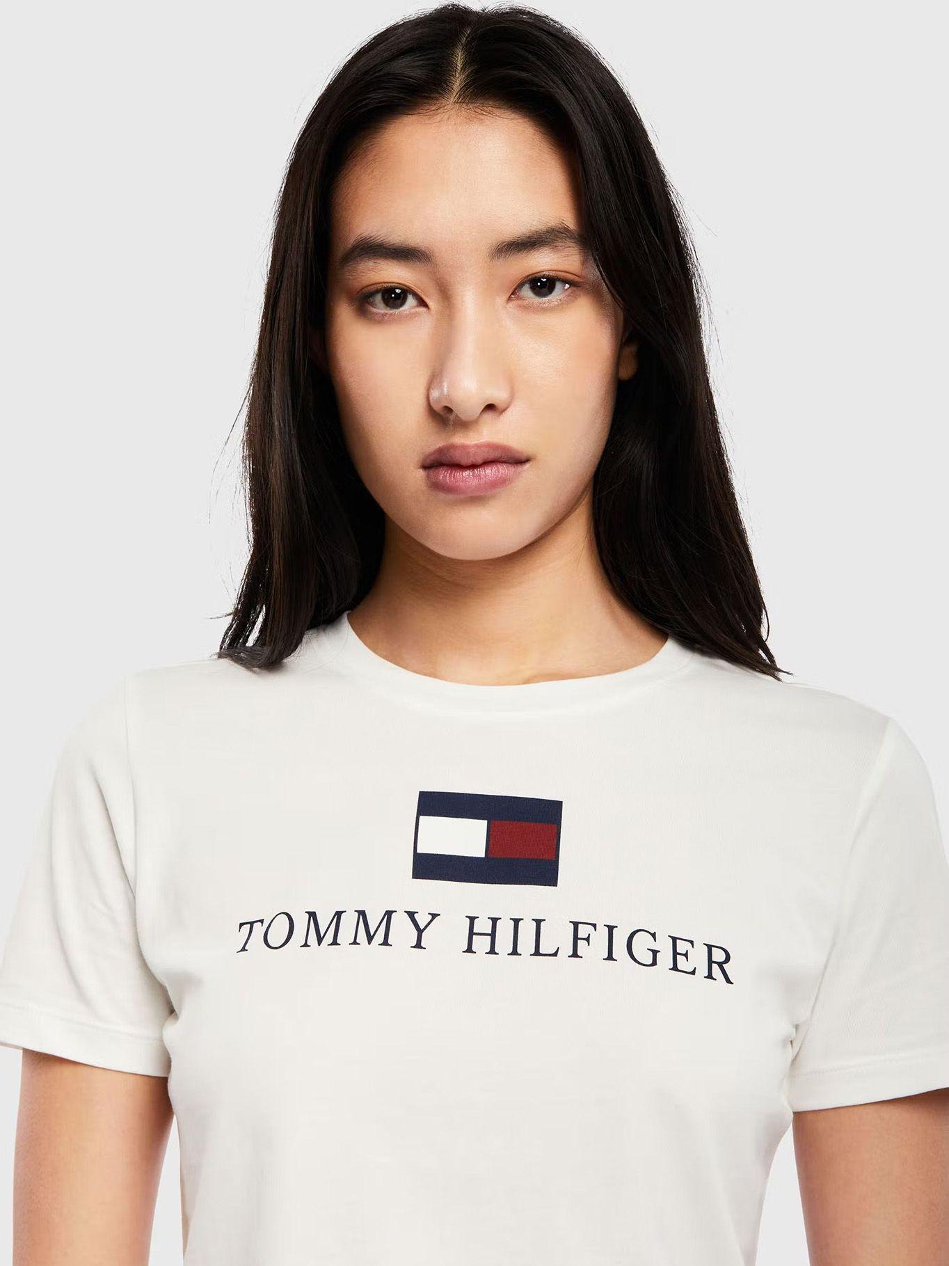 Polera Heritage Con Logo Blanco Tommy Hilfiger-3