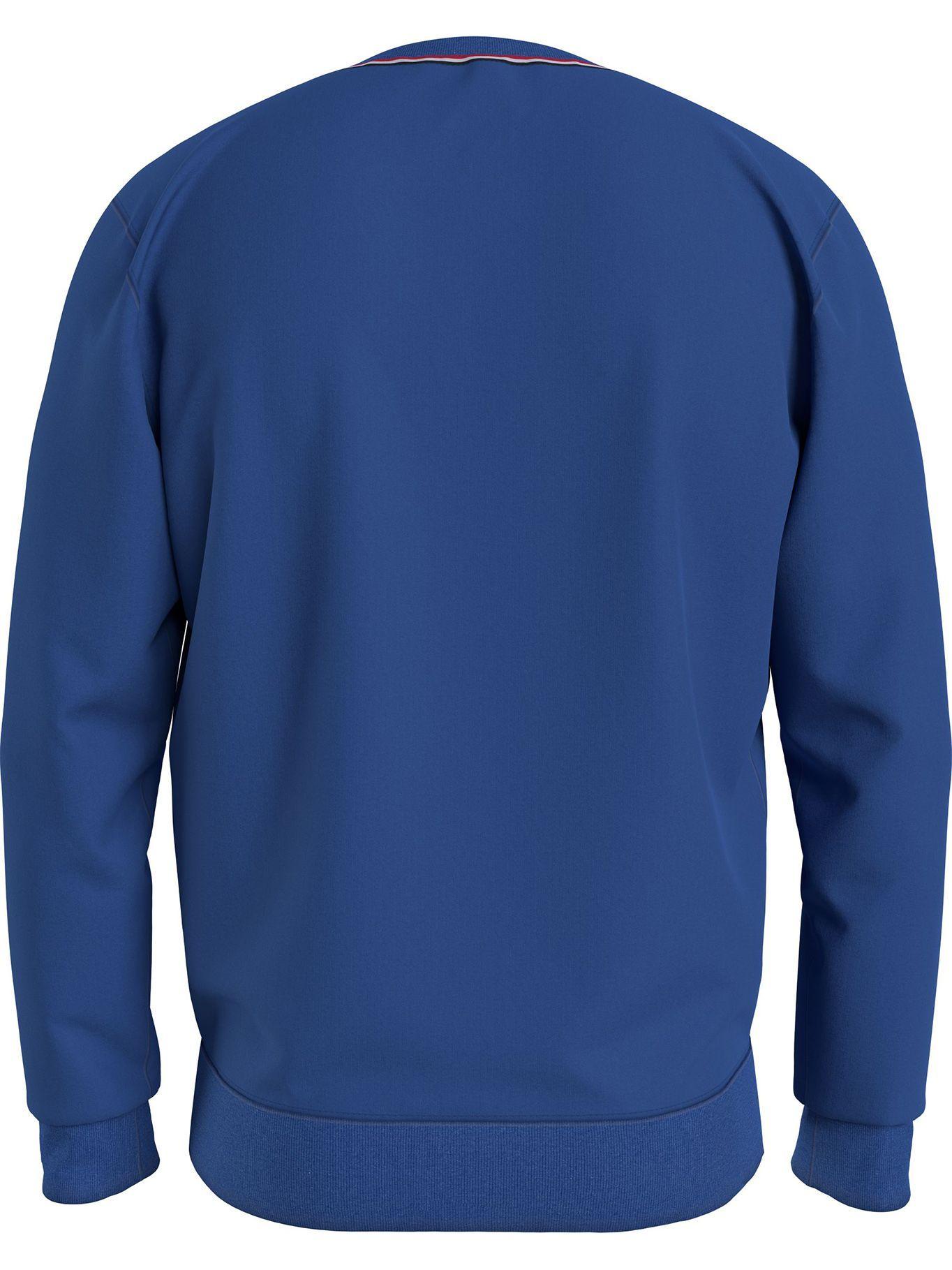 Polerón Cotton Con Logo C-Neck Azul Tommy Jeans-1