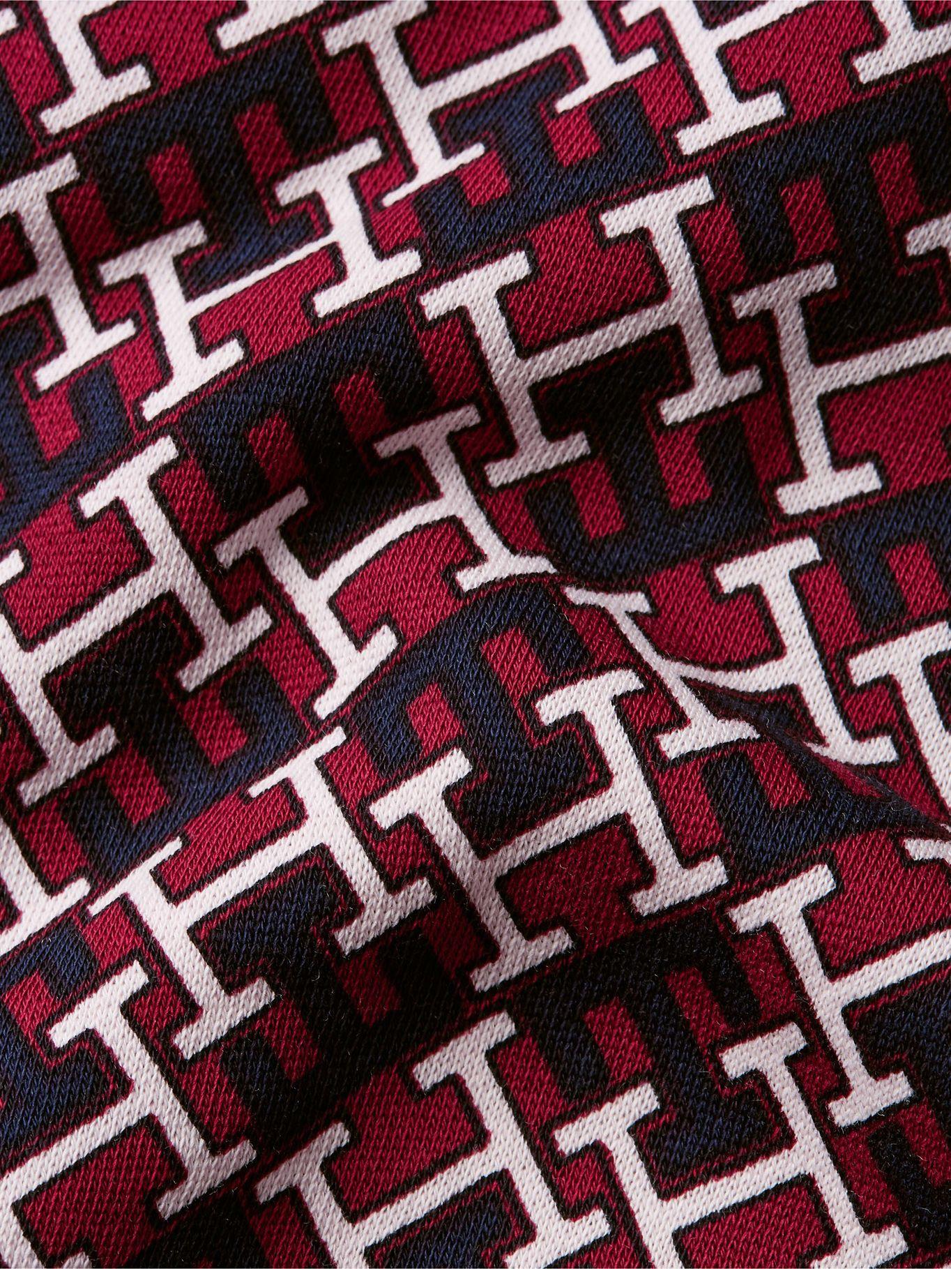 Polerón Hoodie Monogram Print Burdeo Tommy Hilfiger-7