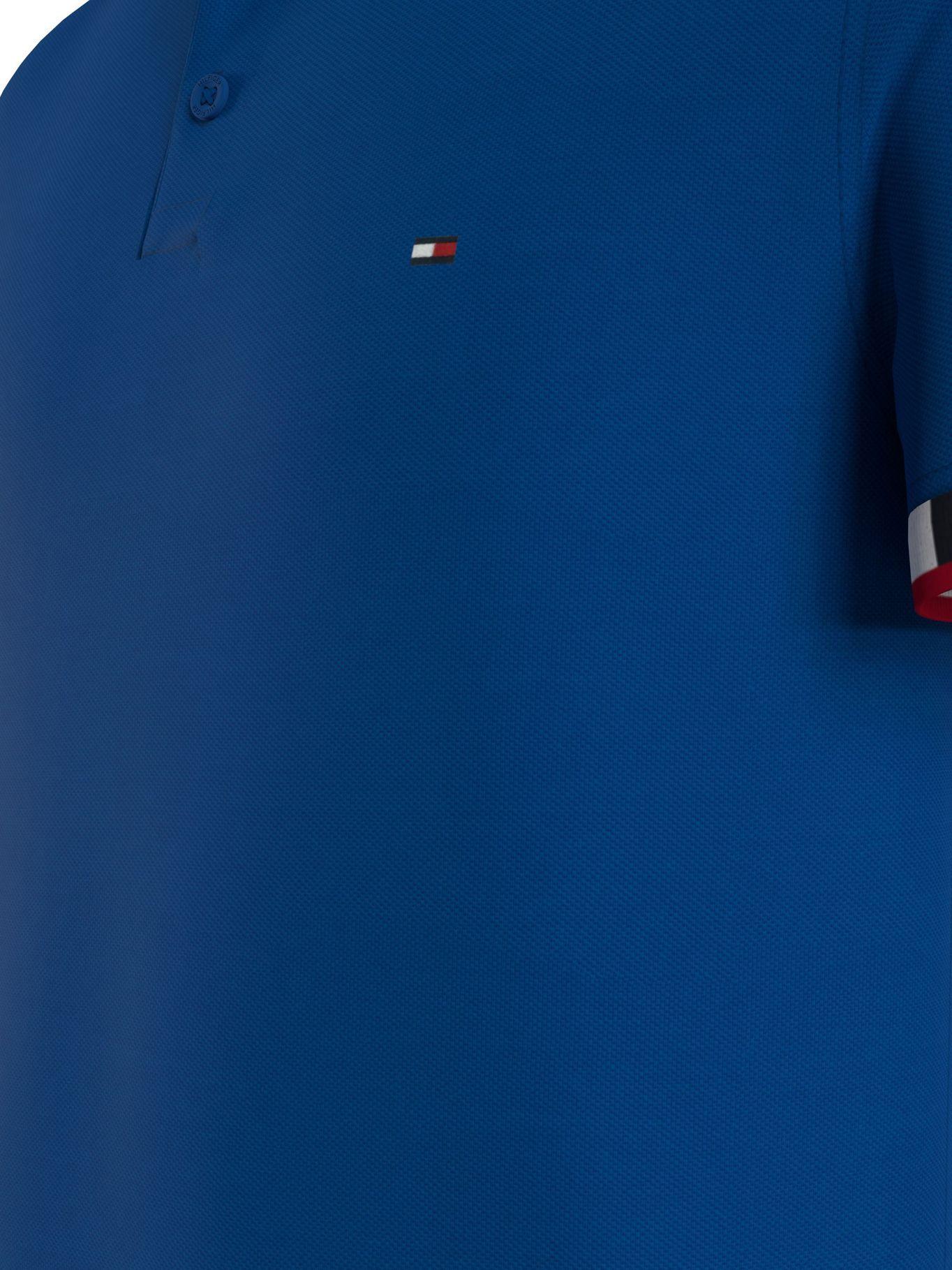 Polo Color Block Slim Fit Azul Tommy Hilfiger N22-4