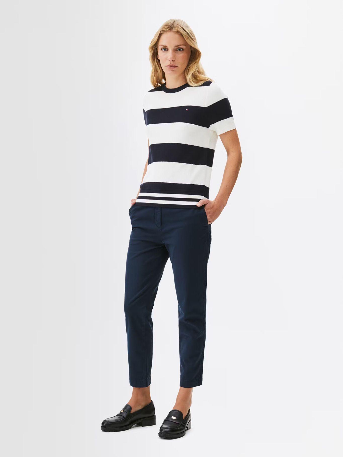 Pantalón Chino Slim Fit Azul Tommy Hilfiger-0