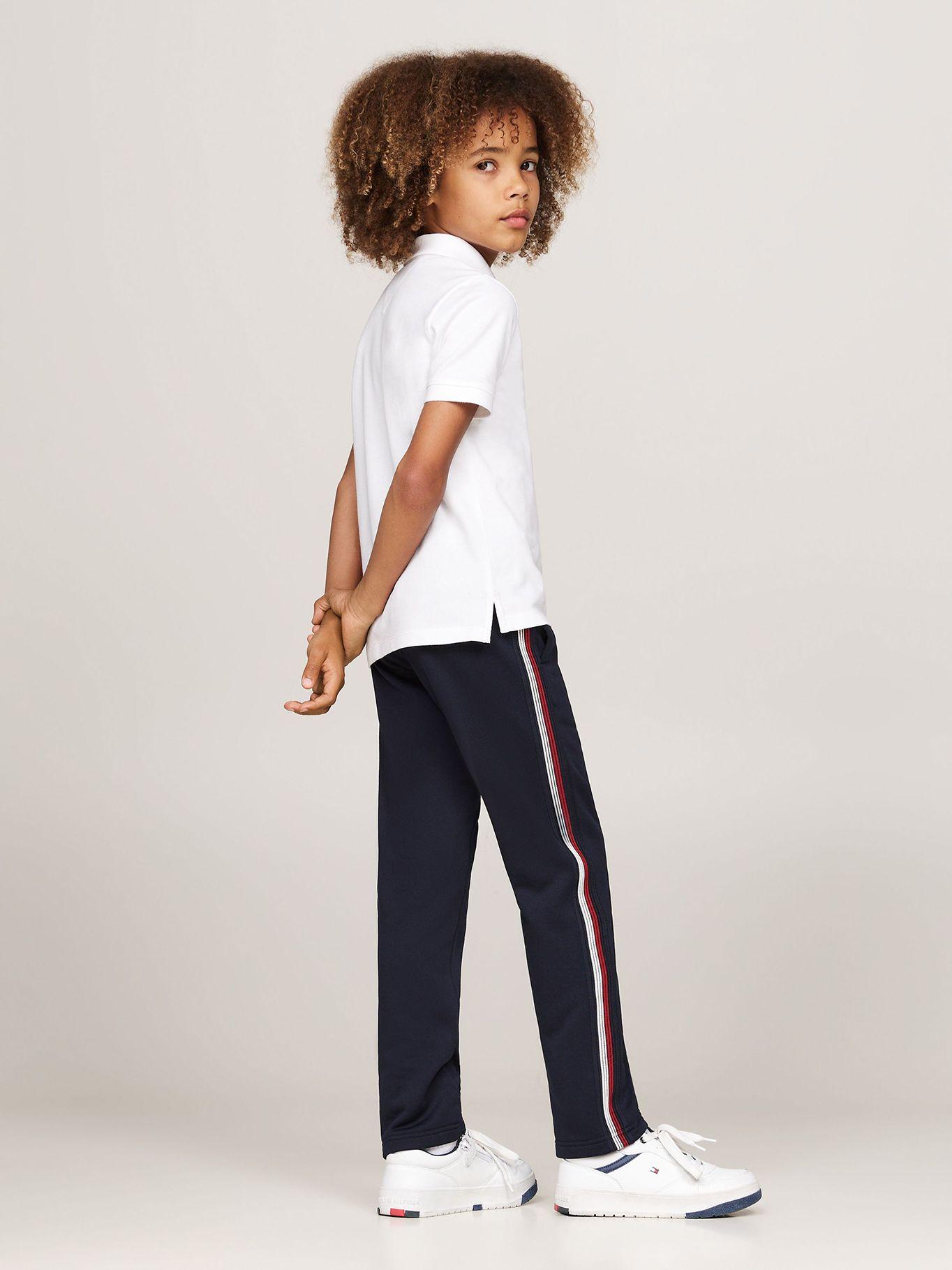 Polo Niño Logo Flag Regular Fit Blanco Tommy Hilfiger-2