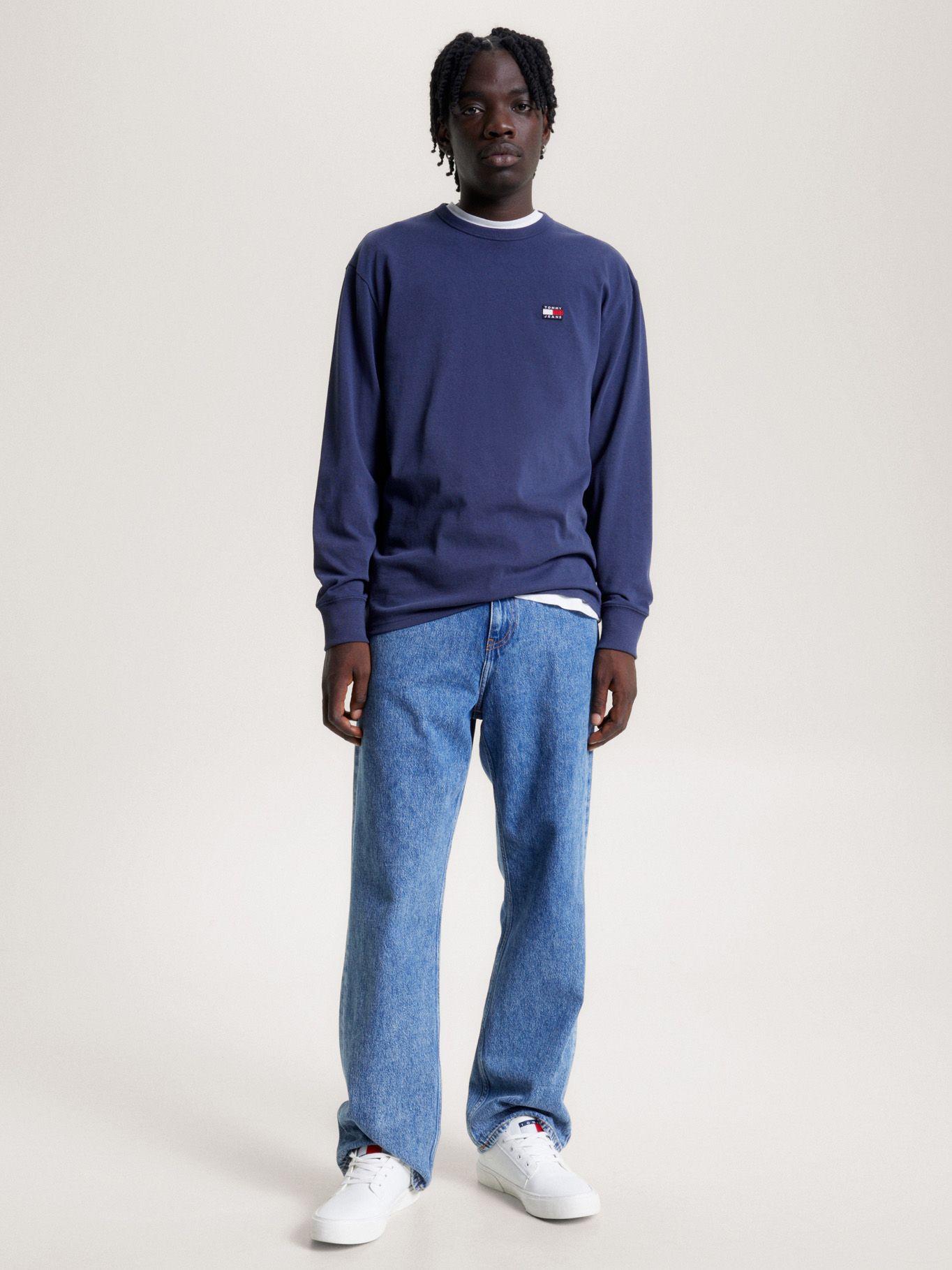 Polera Classic Badge Logo Azul Tommy Hilfiger-1