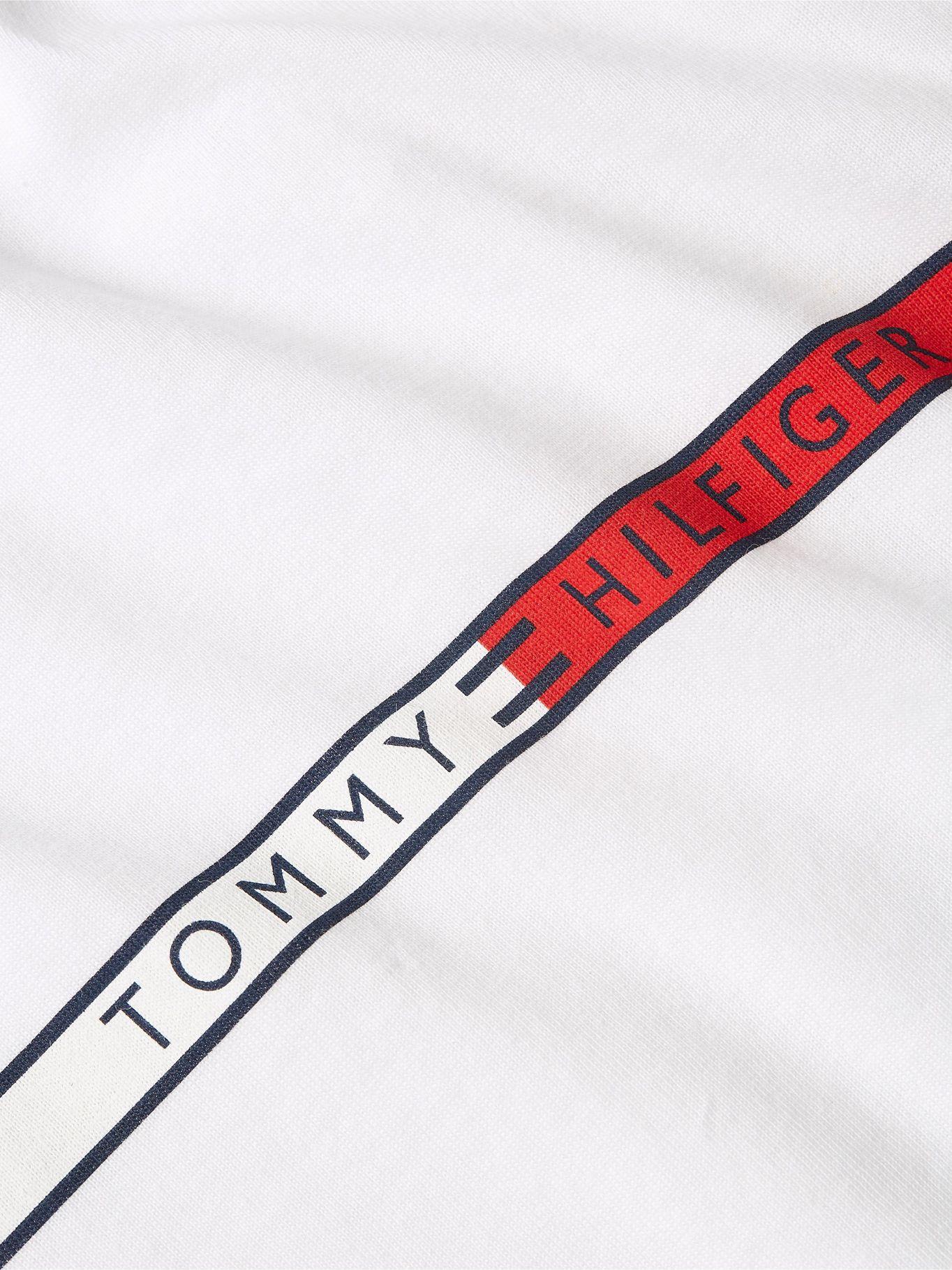 Polera Logo Bitonal Slim Fit Blanco Tommy Hilfiger-2