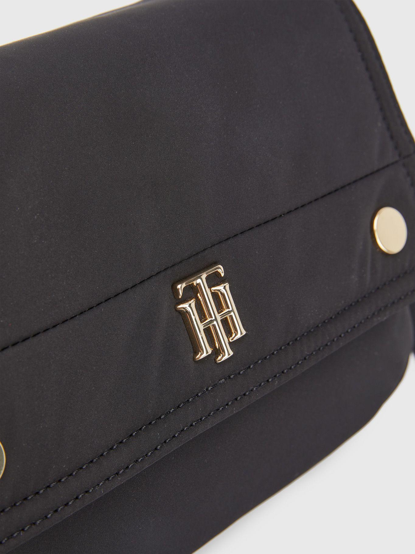 Bolso Tote Con Monograma  Negro Tommy Hilfiger-2