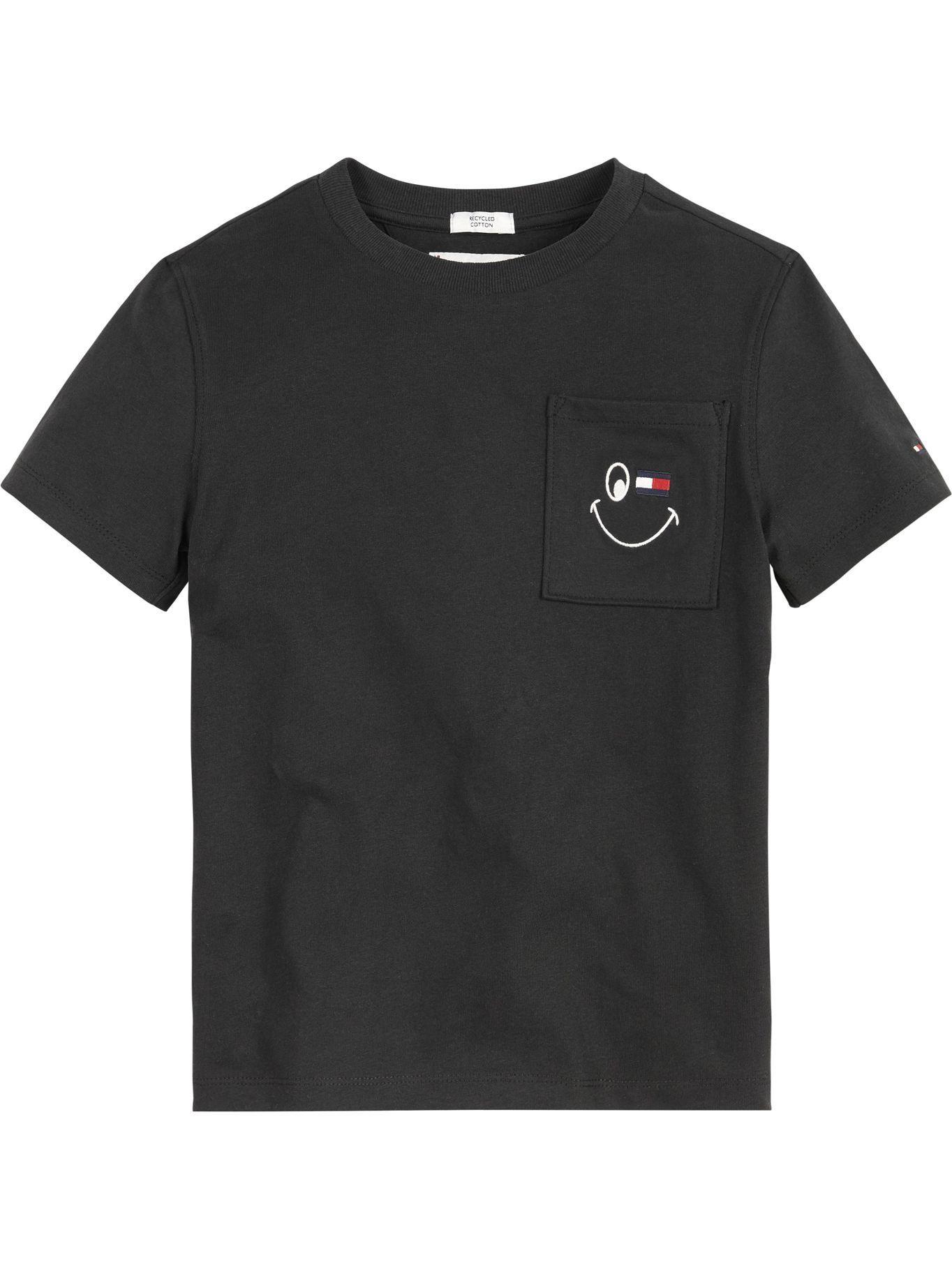 Polera Con Logo Smiley Negro Tommy Hilfiger MY2-0