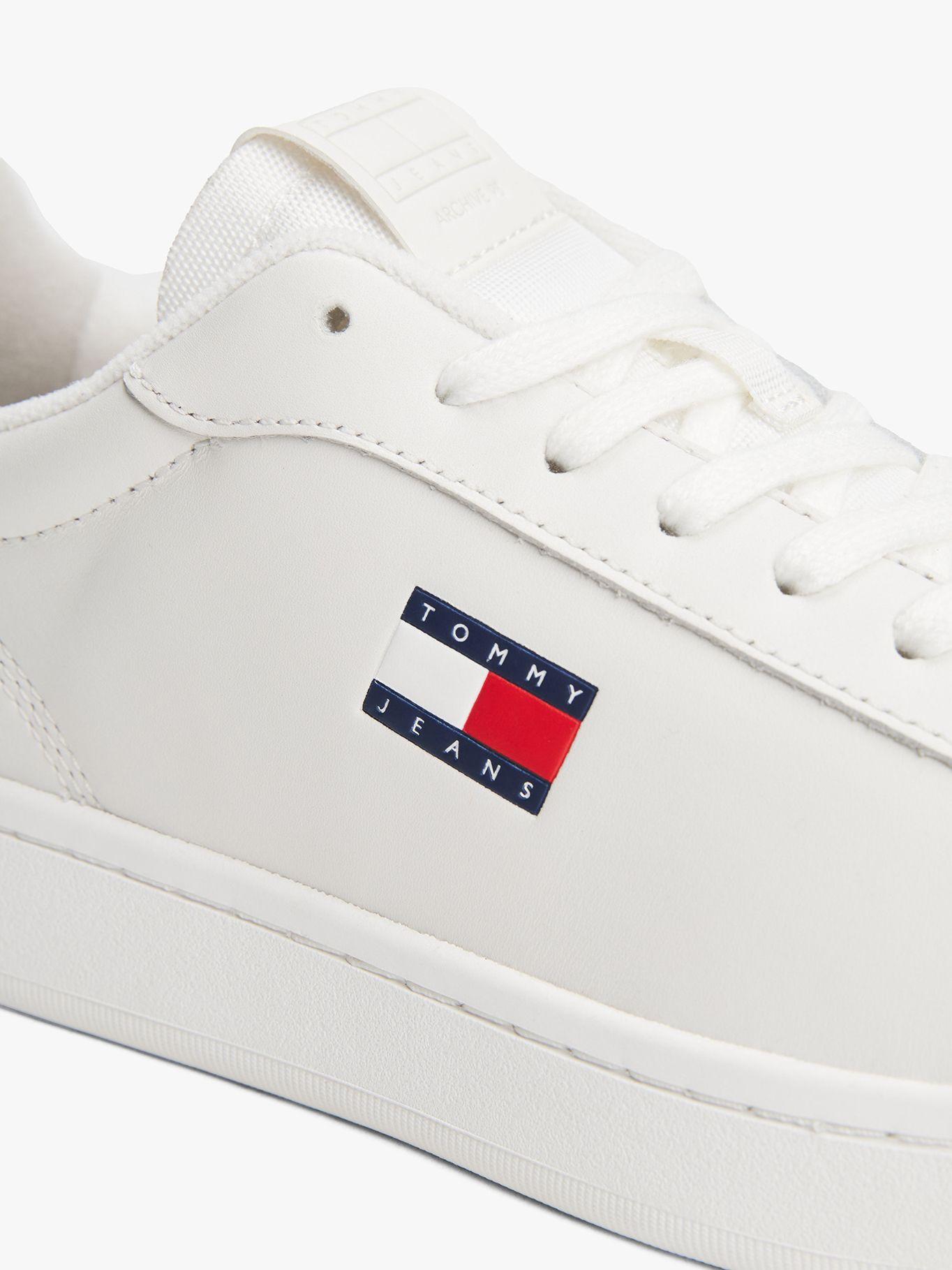 Zapatillas Archive De Cuero Blanco Tommy Jeans-6