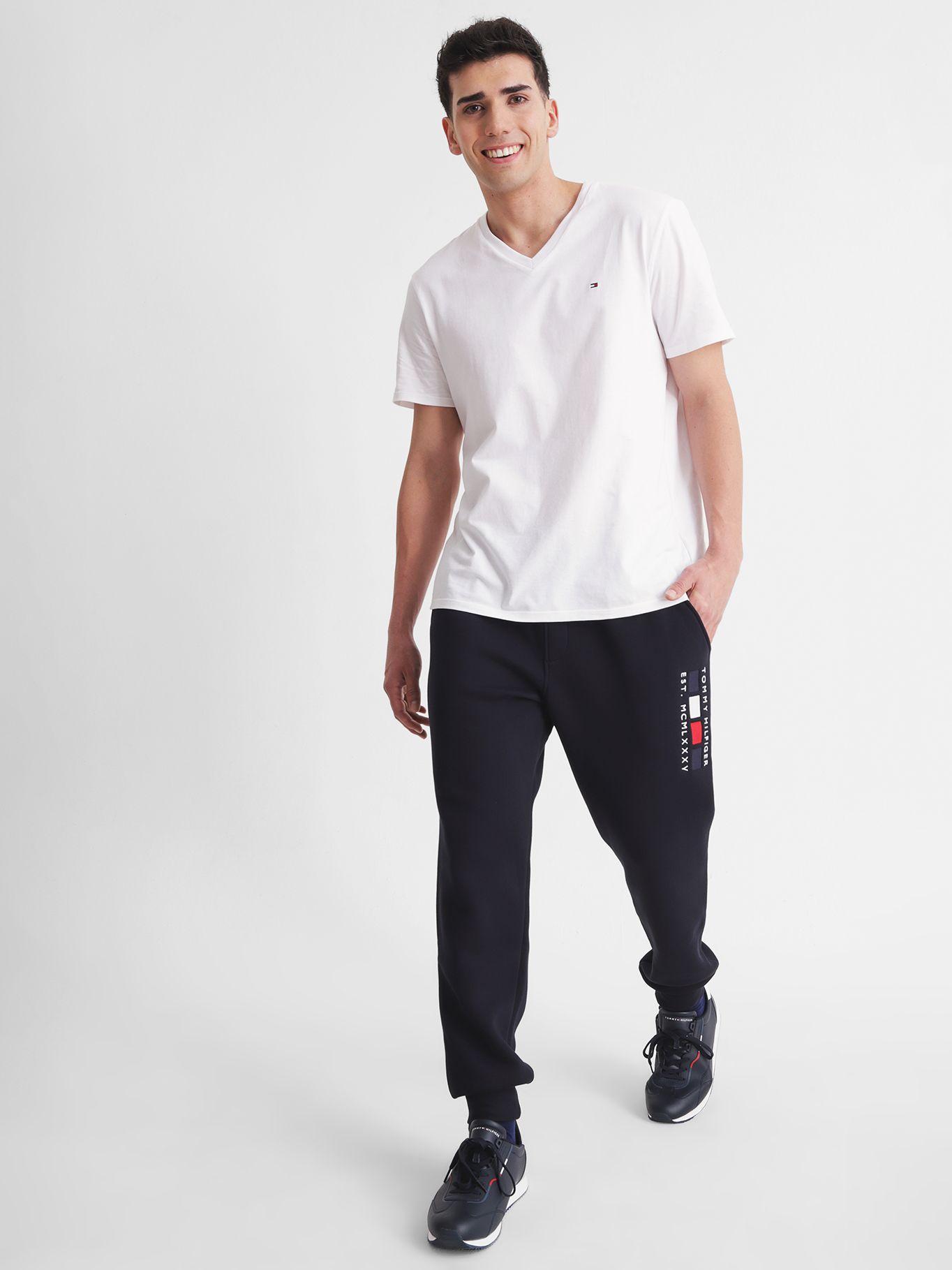 Jogger Flag Logo Azul Tommy Hilfiger M2-1