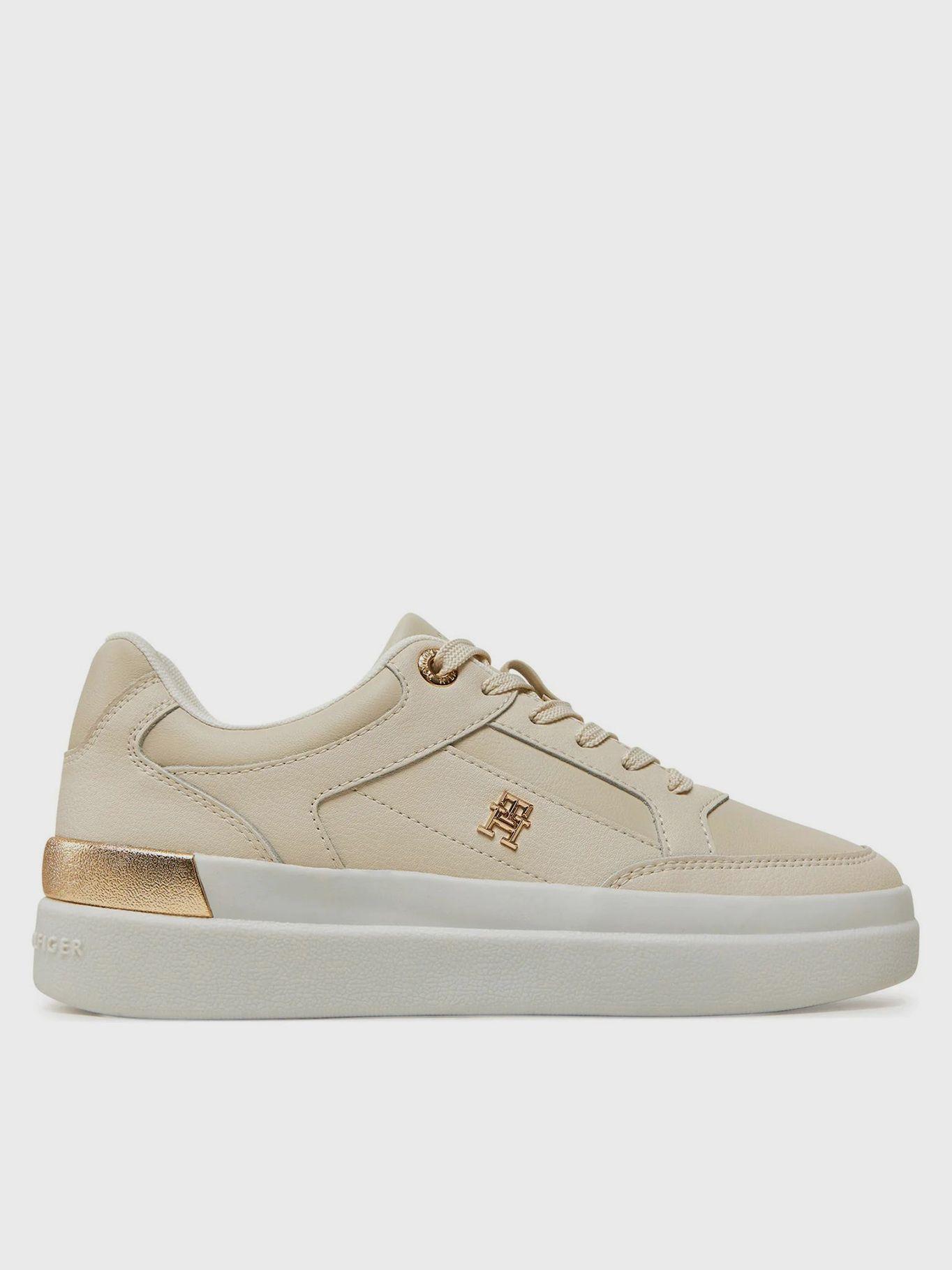 Zapatillas Feminine Court Con Logo Beige Tommy Hilfiger-5