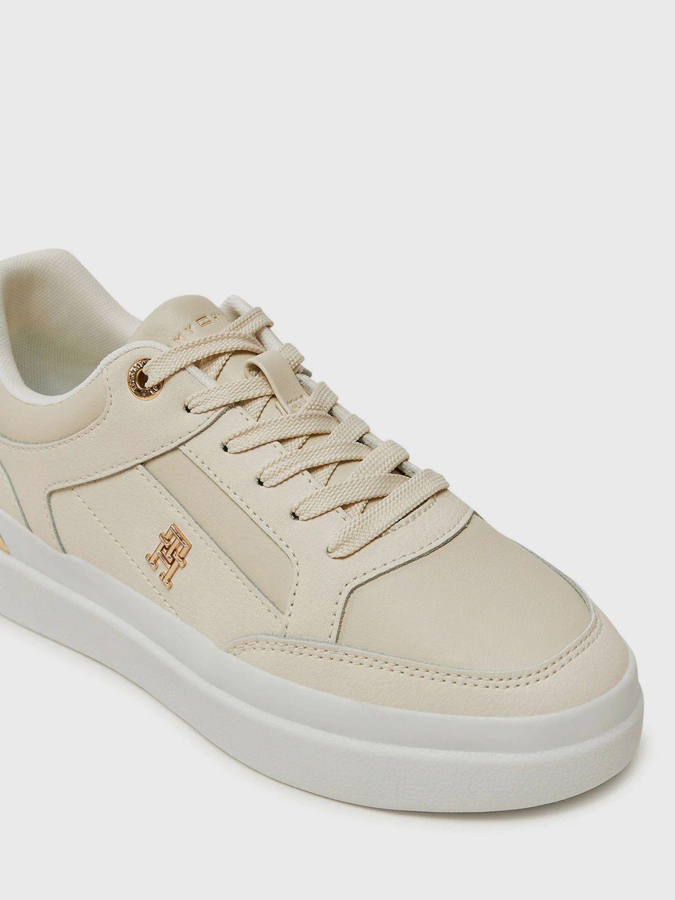 Zapatillas Feminine Court Con Logo Beige Tommy Hilfiger-6