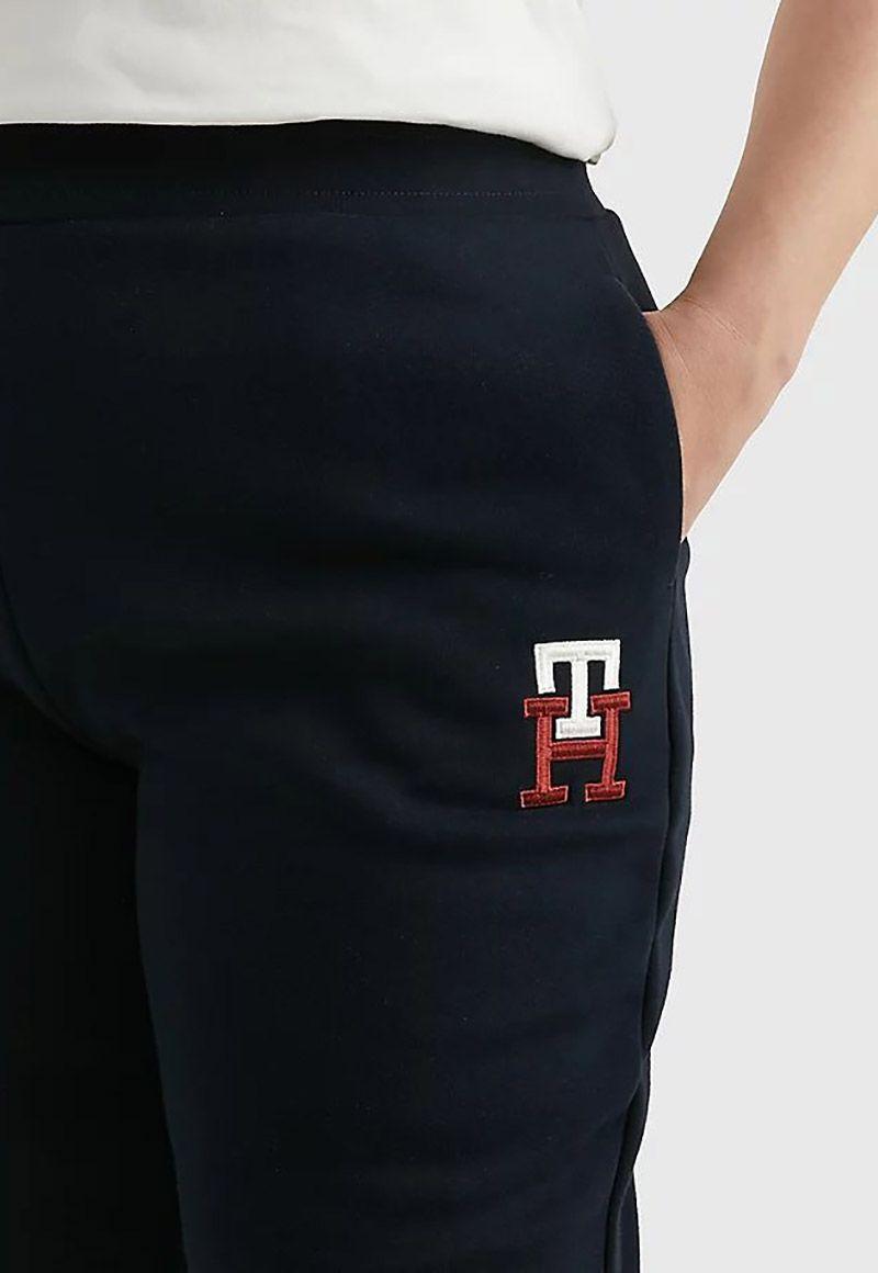Joggers Curve Monogram Logo Azul Tommy Hilfiger-1