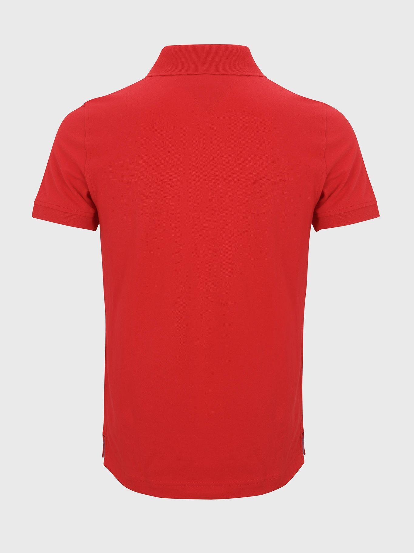 Polo Core Slim Fit Rojo Tommy Hilfiger F2-1