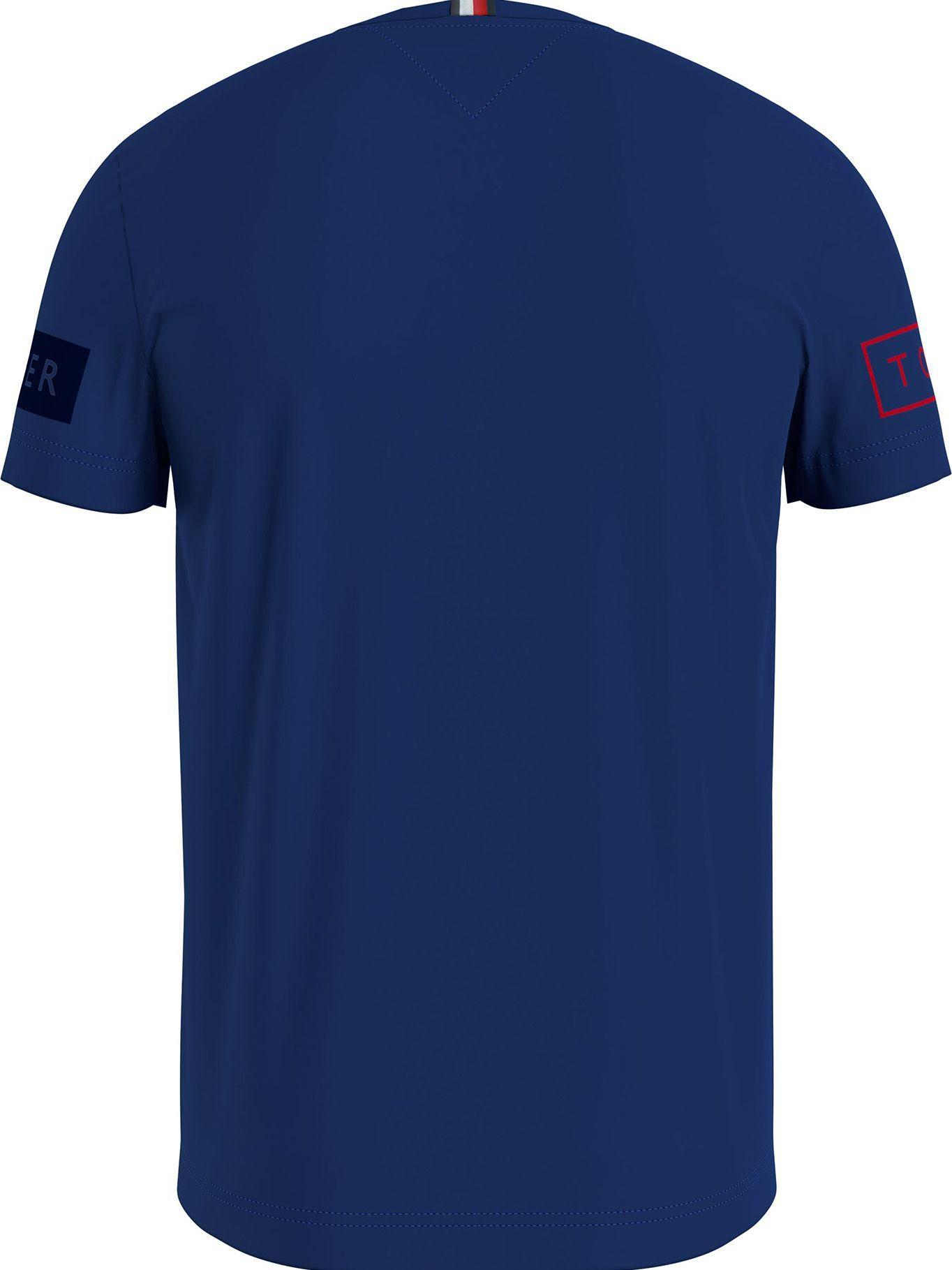 Polera Sleeve Graphic Logo Azul Tommy Hilfiger-1