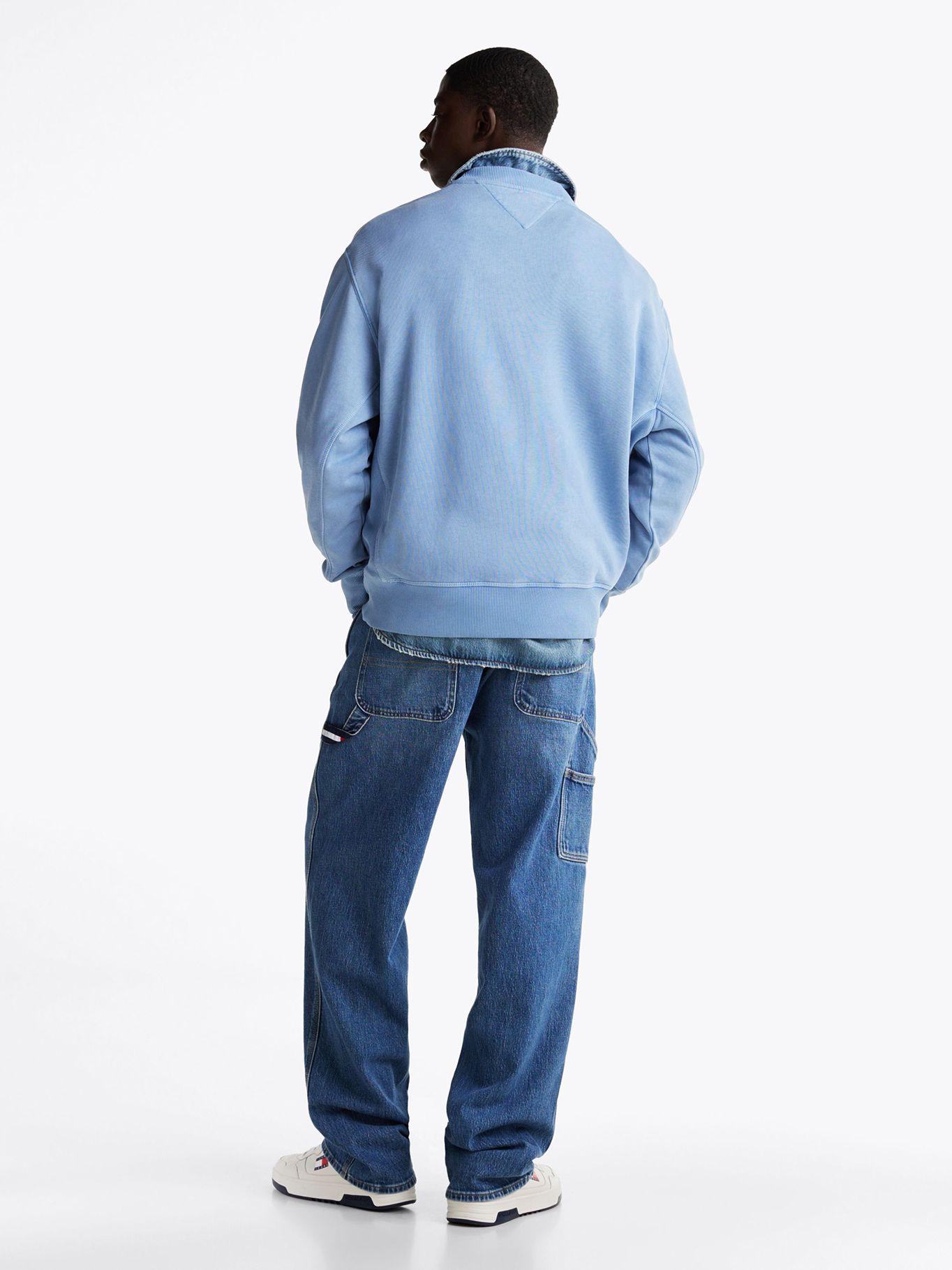 Polerón Relaxed Tj Label Celeste Tommy Jeans-2