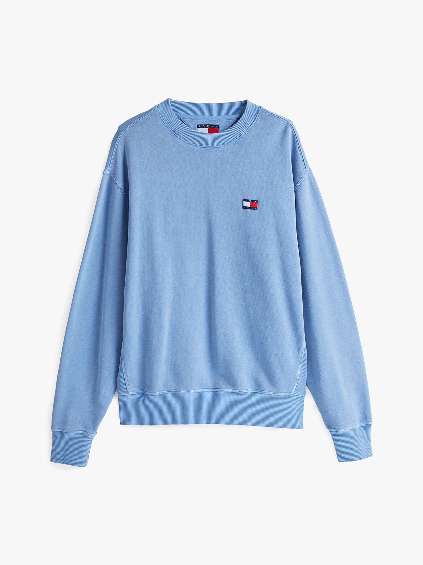 Polerón Relaxed Tj Label Celeste Tommy Jeans-4