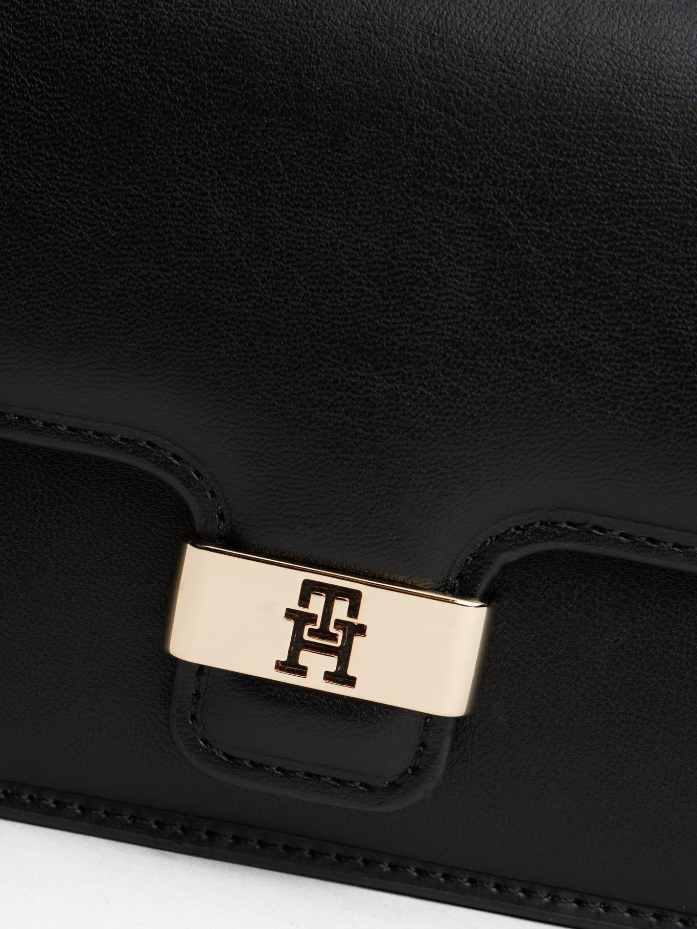 Cartera Heritage Con Monograma Th Tommy Hilfiger Negro-3