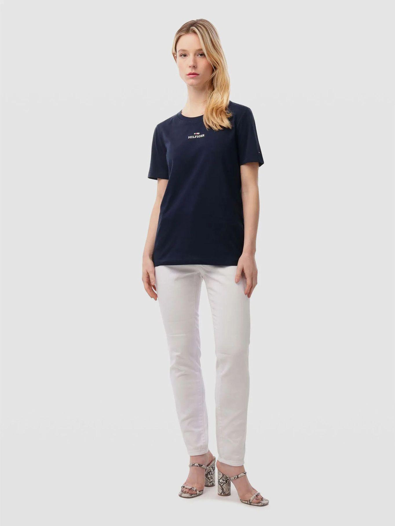 Polera Logo Gráfico Regular Fit Azul 0G9 Tommy Hilfiger-1