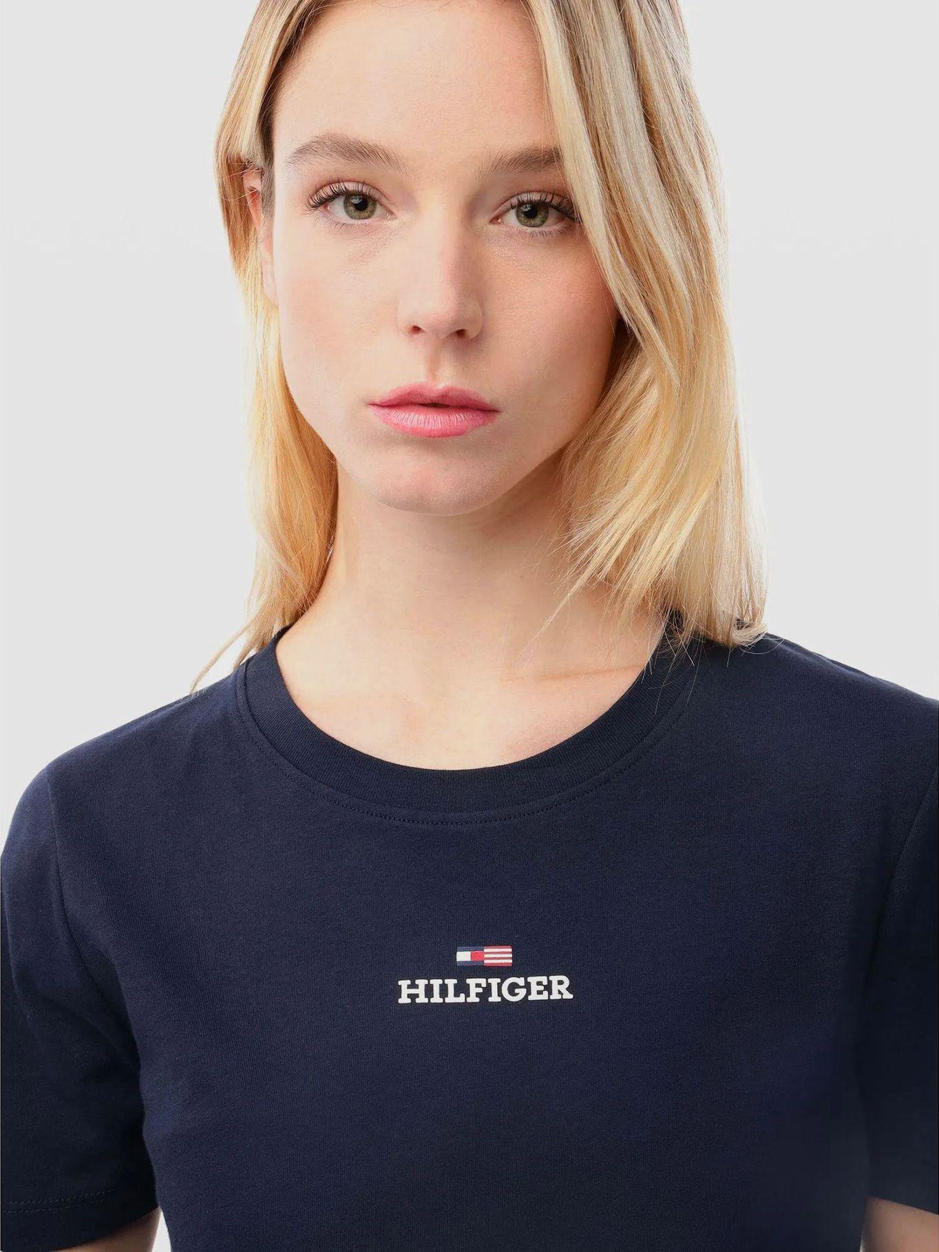 Polera Logo Gráfico Regular Fit Azul 0G9 Tommy Hilfiger-3