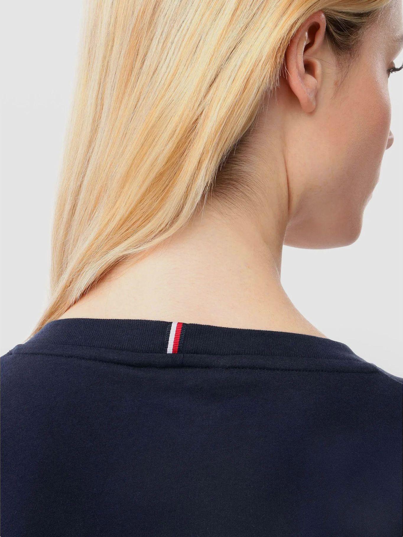 Polera Logo Gráfico Regular Fit Azul 0G9 Tommy Hilfiger-4