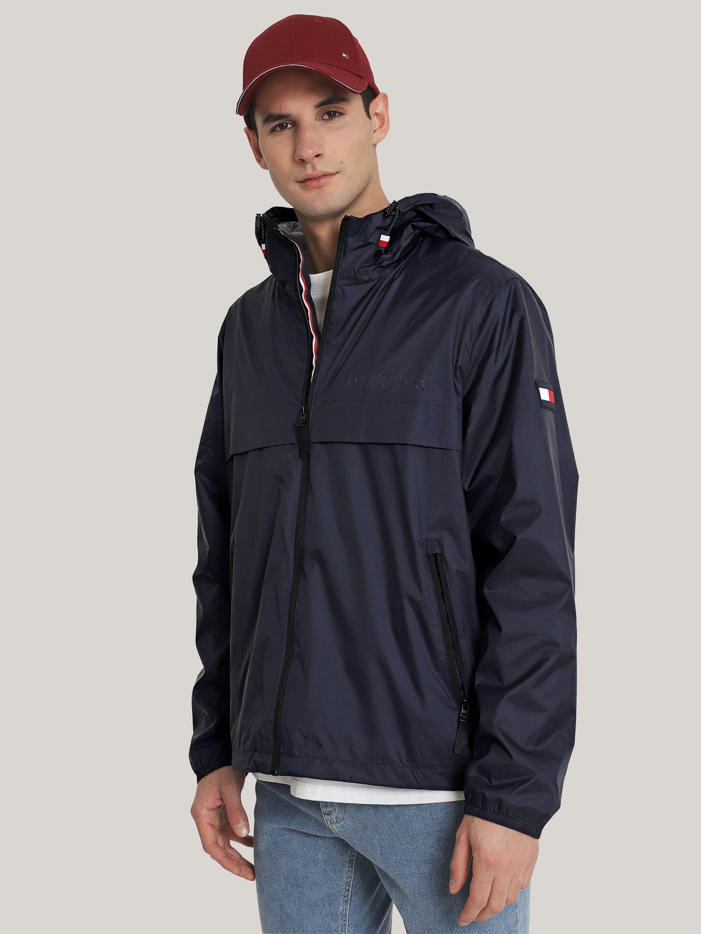 Cortaviento Active Con Gorro Azul Tommy Hilfiger-0