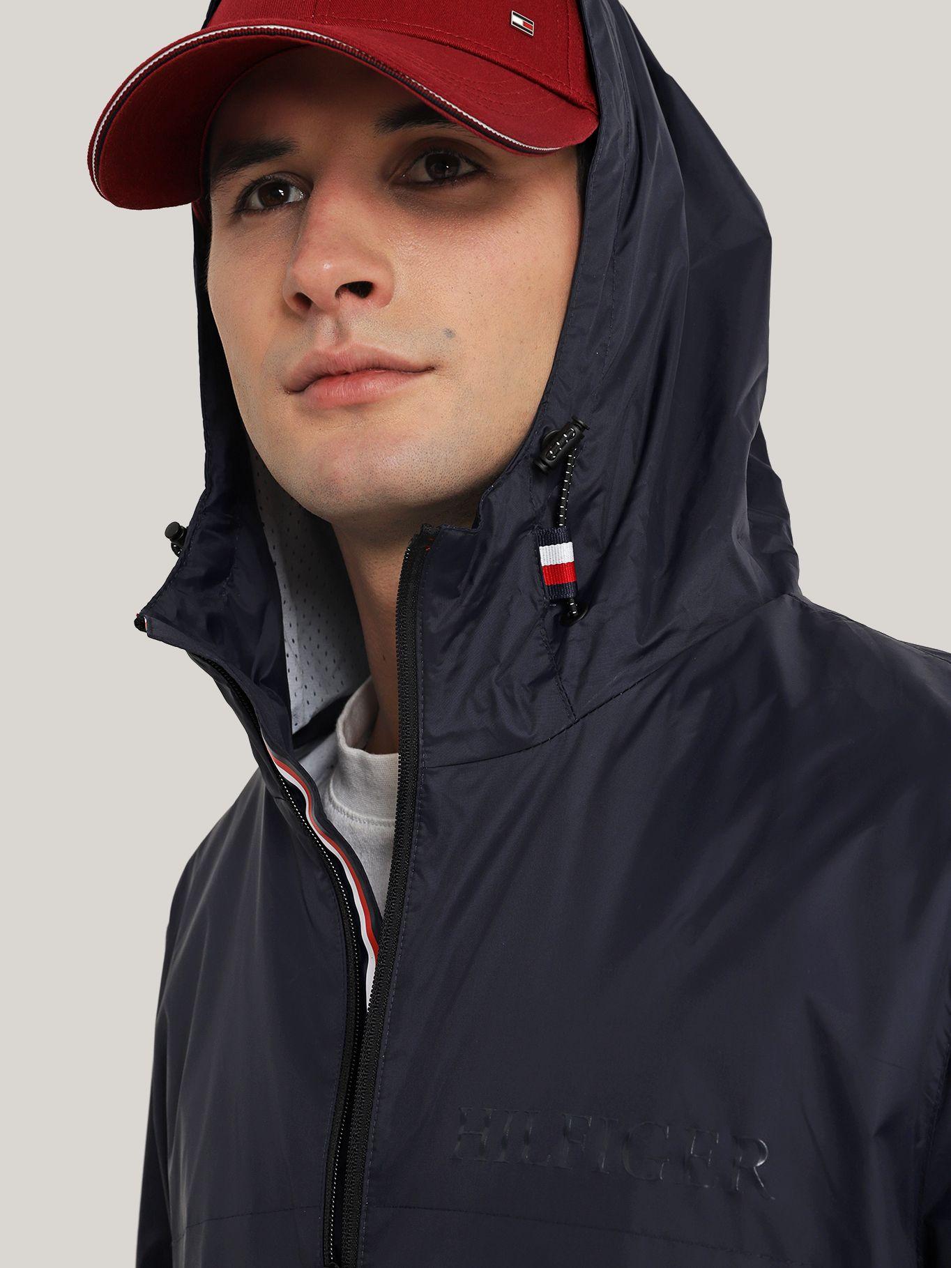 Cortaviento Active Con Gorro Azul Tommy Hilfiger-3
