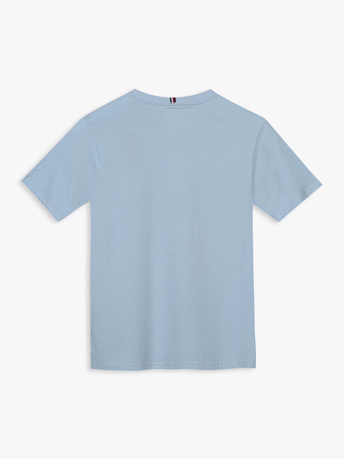 Polerade Niño Con Logo Bordado Celeste Tommy Hilfiger-1