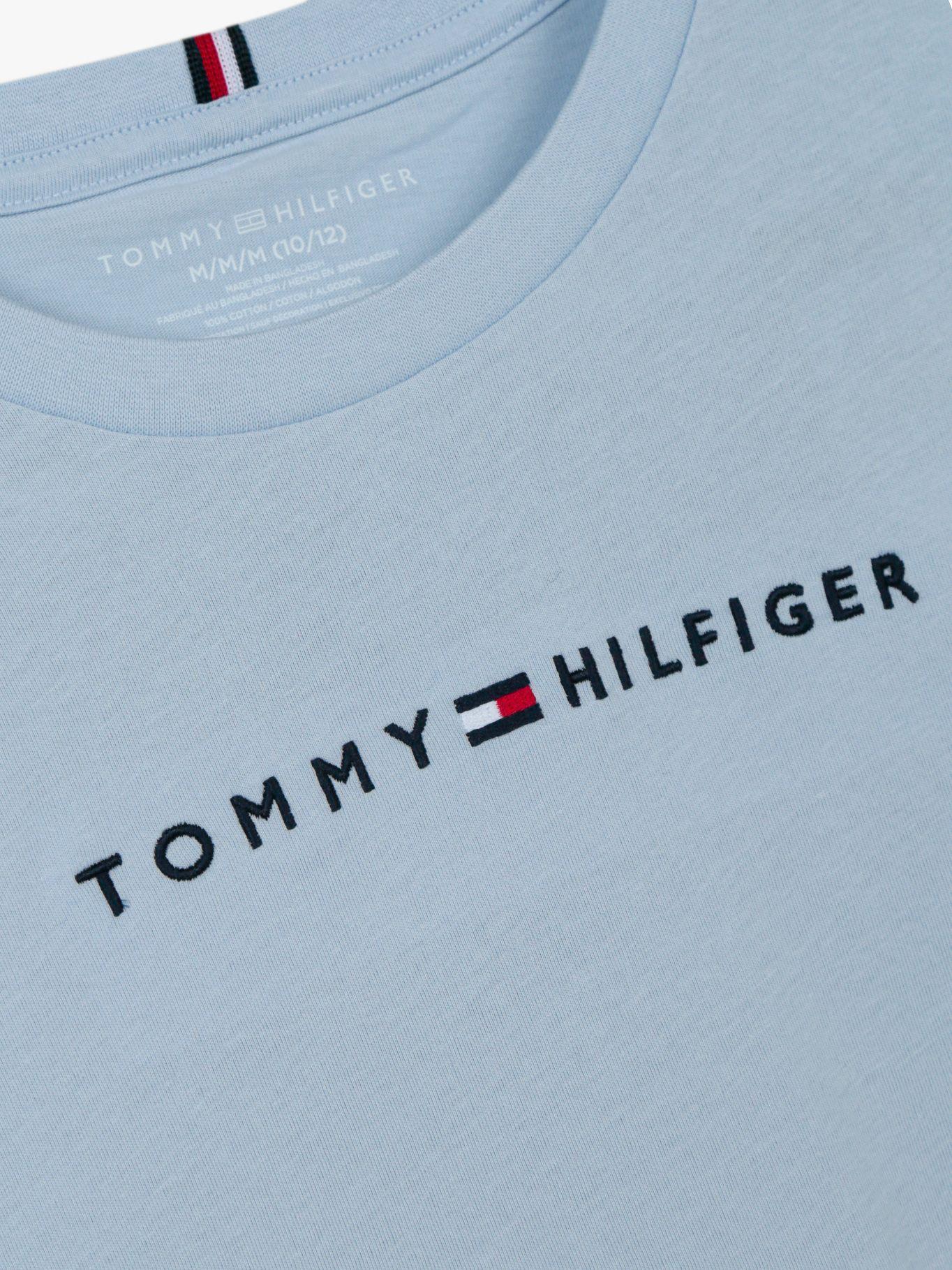 Polerade Niño Con Logo Bordado Celeste Tommy Hilfiger-2