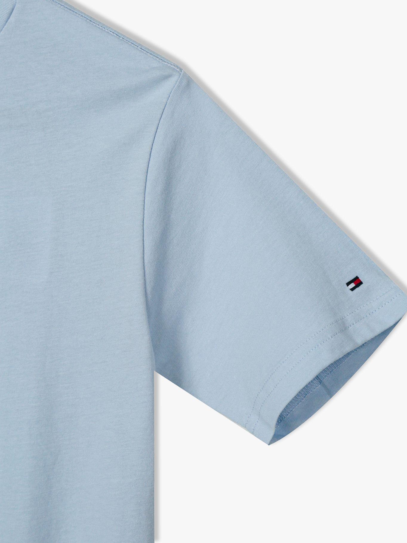 Polerade Niño Con Logo Bordado Celeste Tommy Hilfiger-3