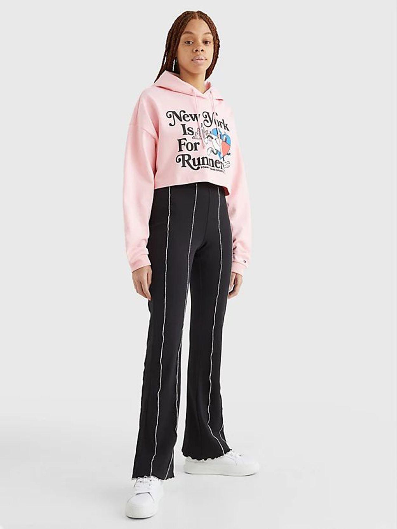 Polerón Hoodie Logo Sport Runners Rosado Tommy Jeans-1