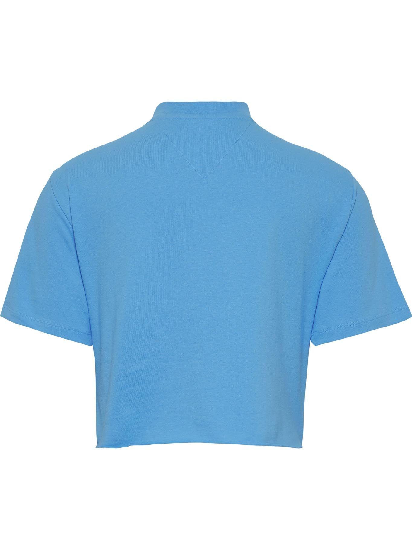 Polera Super Cropped Signature Azul Tommy Hilfiger-1