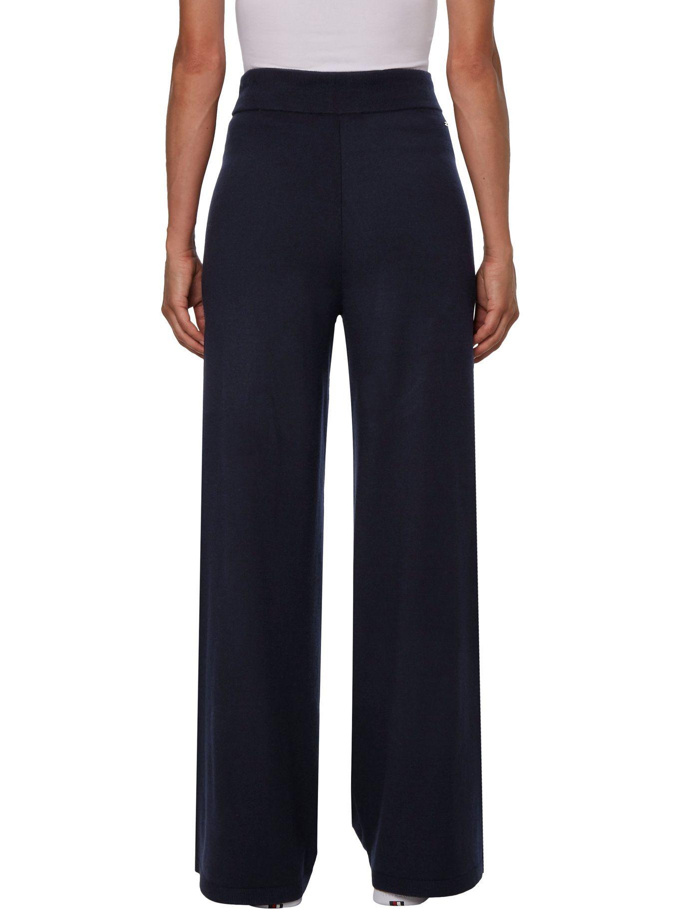 Pantalón Pernera Ancha Azul Tommy Hilfiger JN2-1