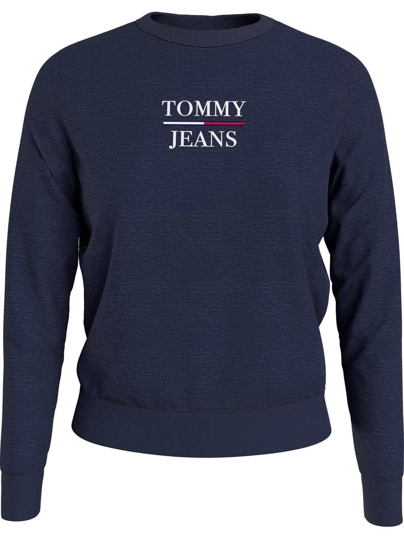 Polerón Terry Slim Fit Con Logo Azul Tommy Hilfiger-0