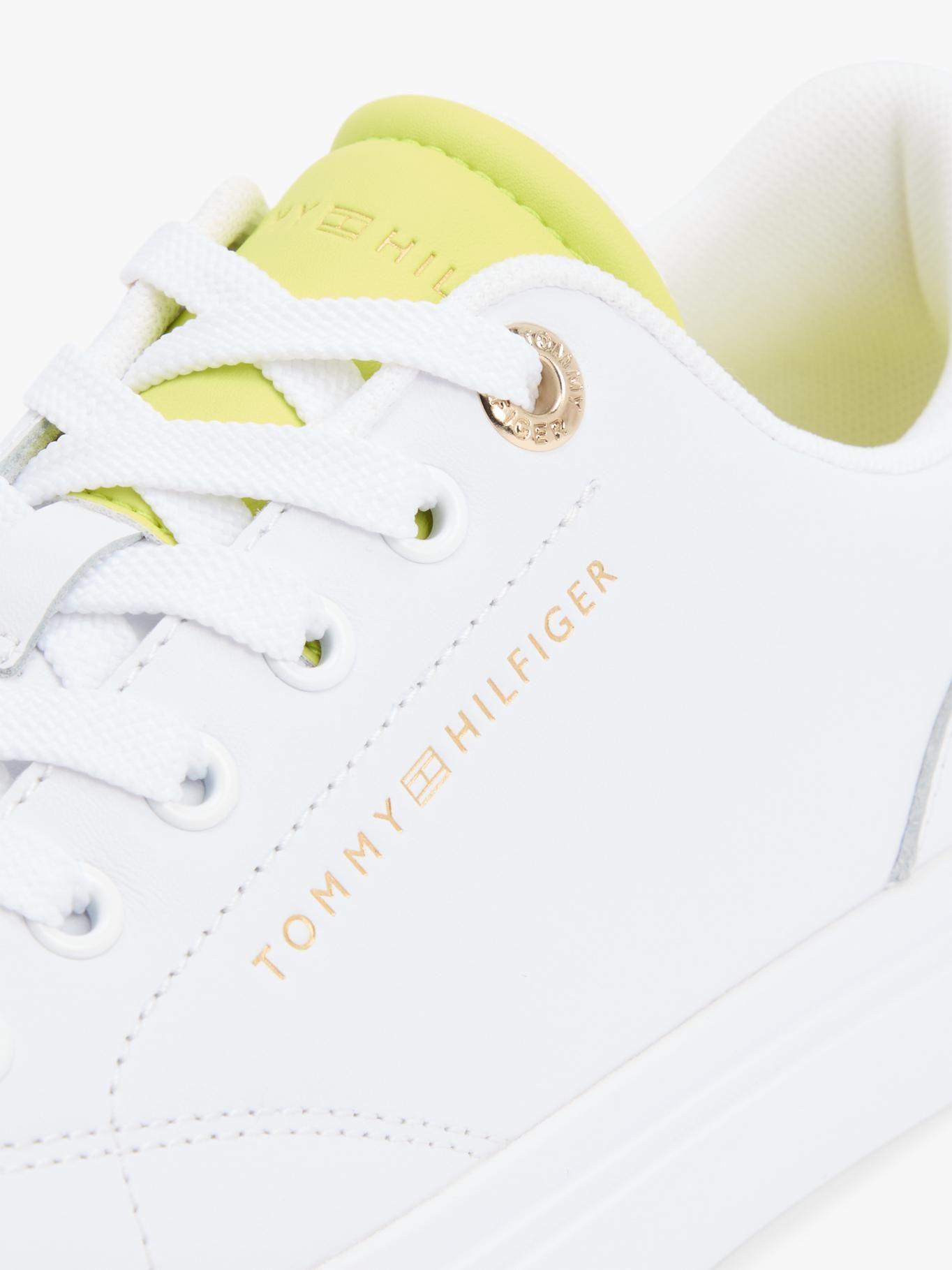 Zapatillas De Cuero Con Logo Metalizado-1