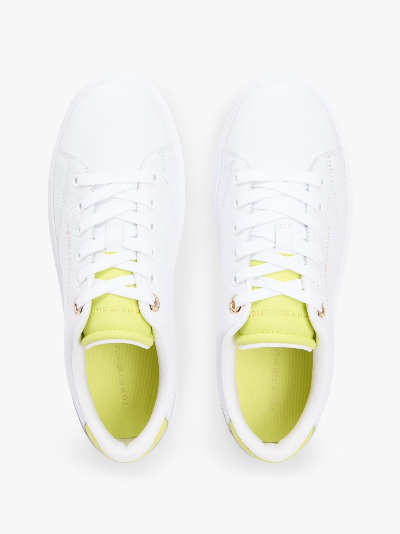 Zapatillas De Cuero Con Logo Metalizado-2