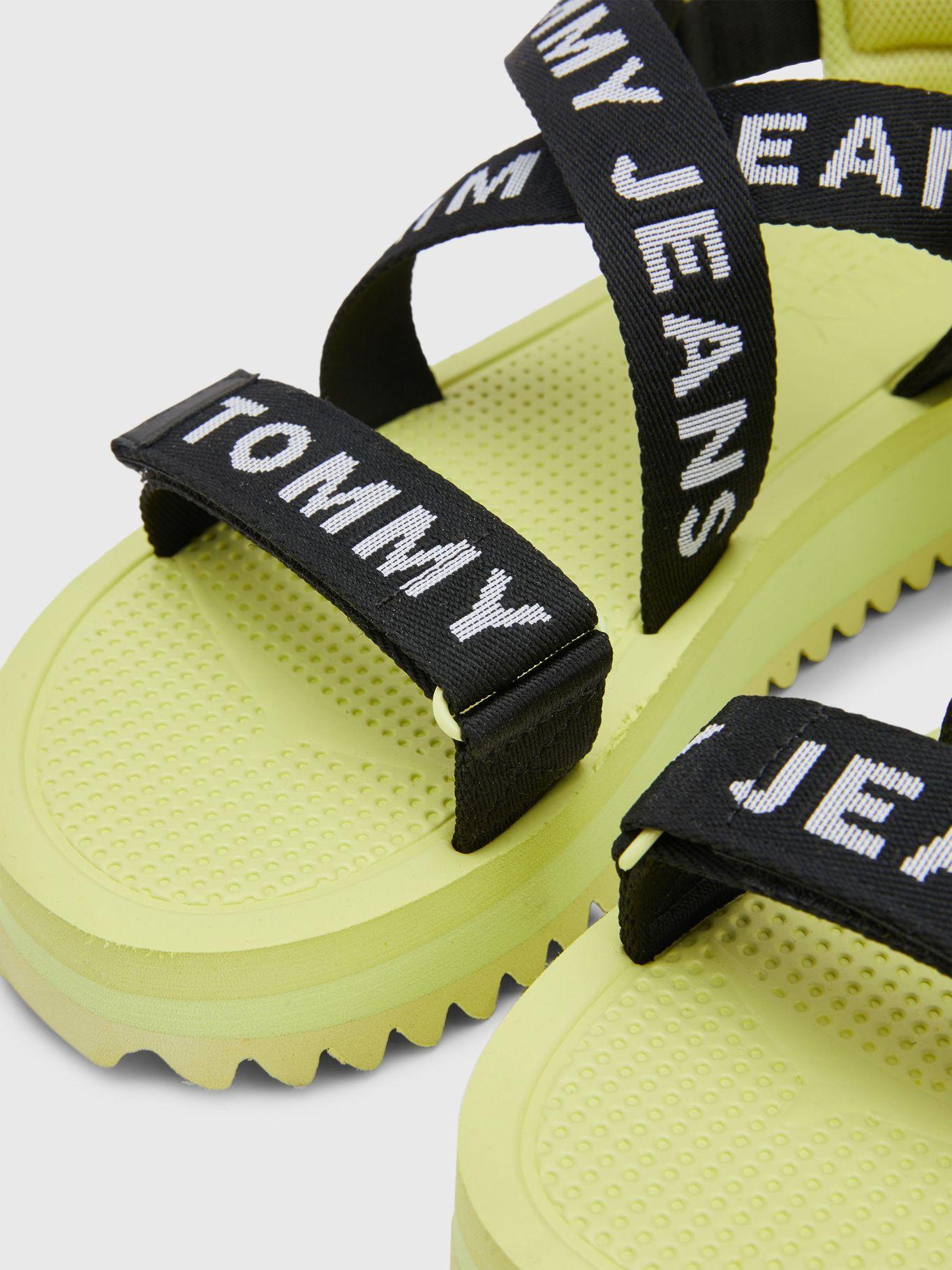 Sandalias Stripe Logo Amarillo Tommy Hilfiger-2