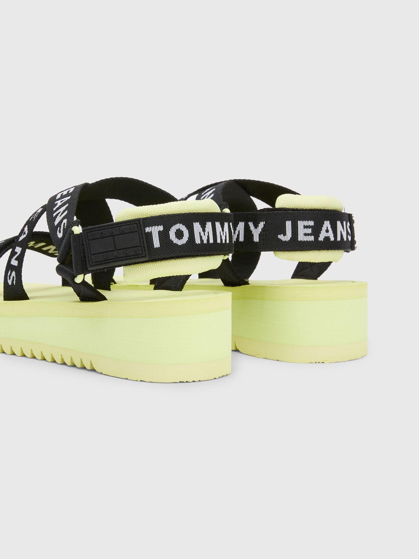 Sandalias Stripe Logo Amarillo Tommy Hilfiger-1