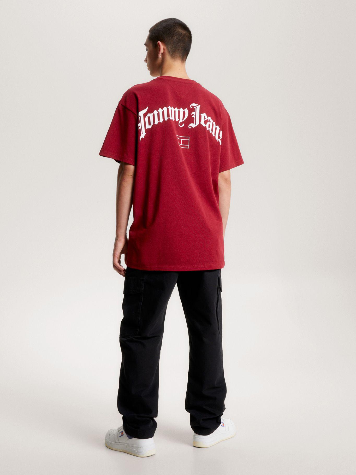Polera Grunge Back Logo Rojo Tommy Jeans-2
